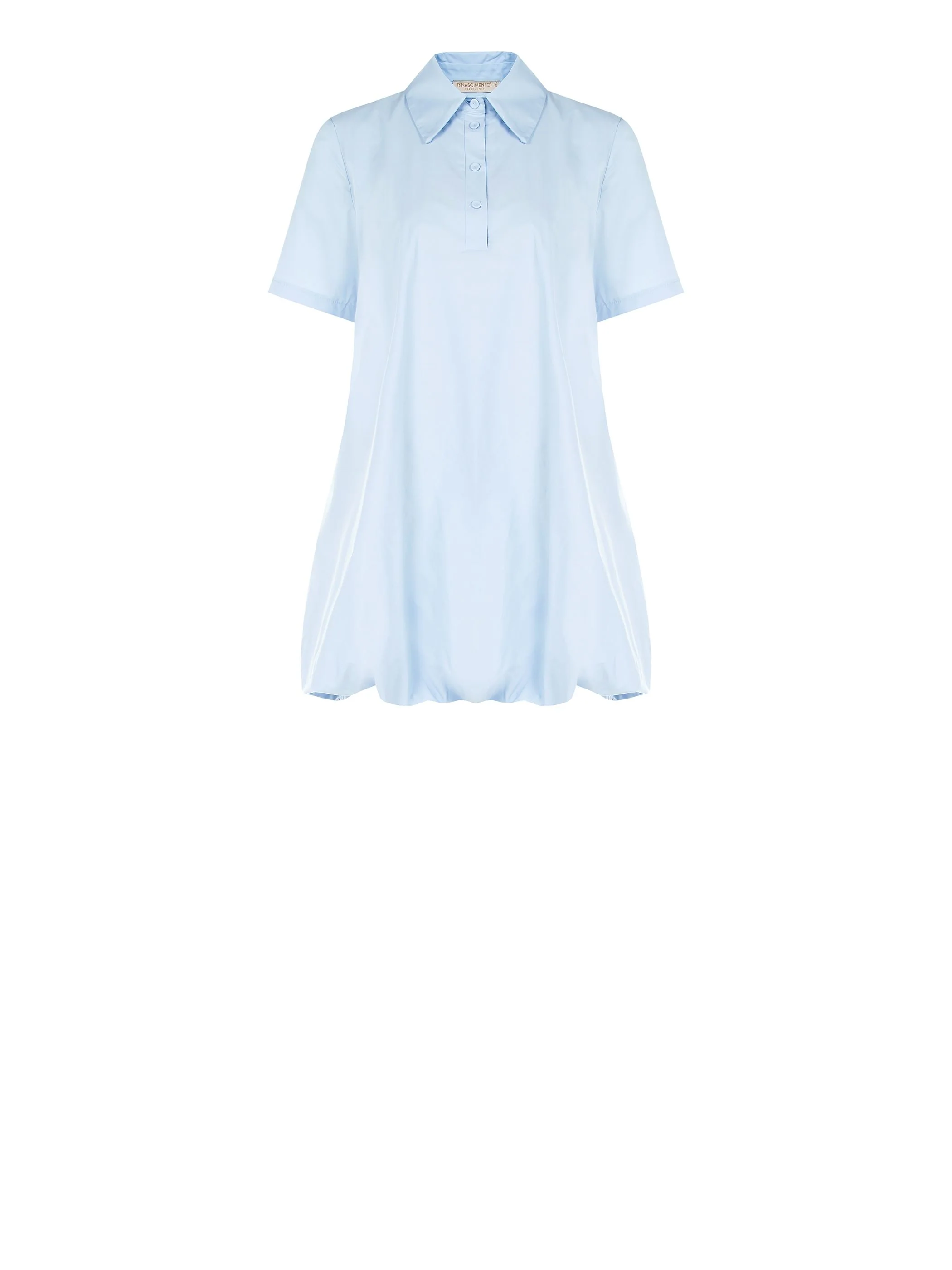 Abito camicia azzurro con orlo a palloncino - Image 5