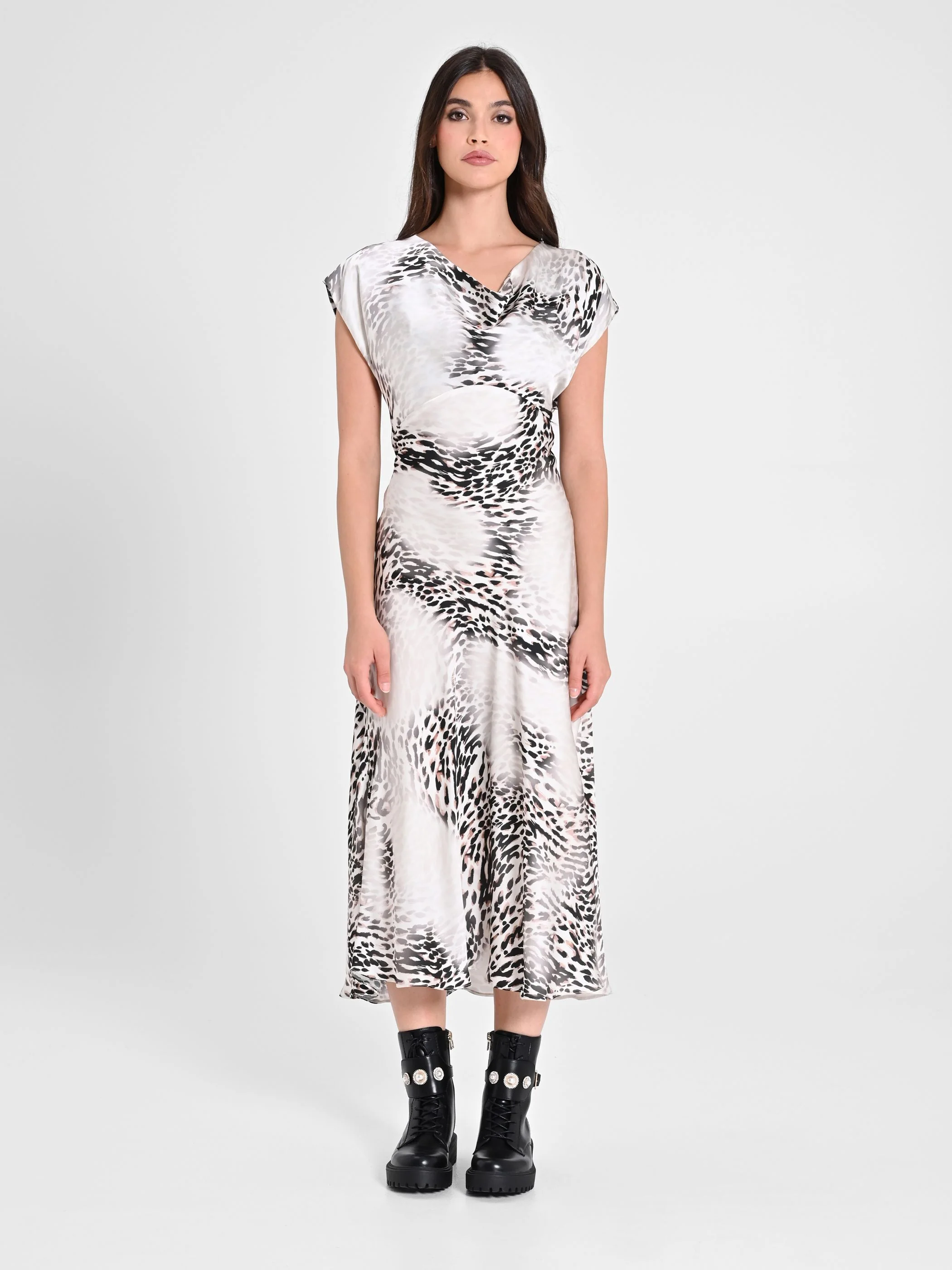 Abito Midi Animalier - Image 3
