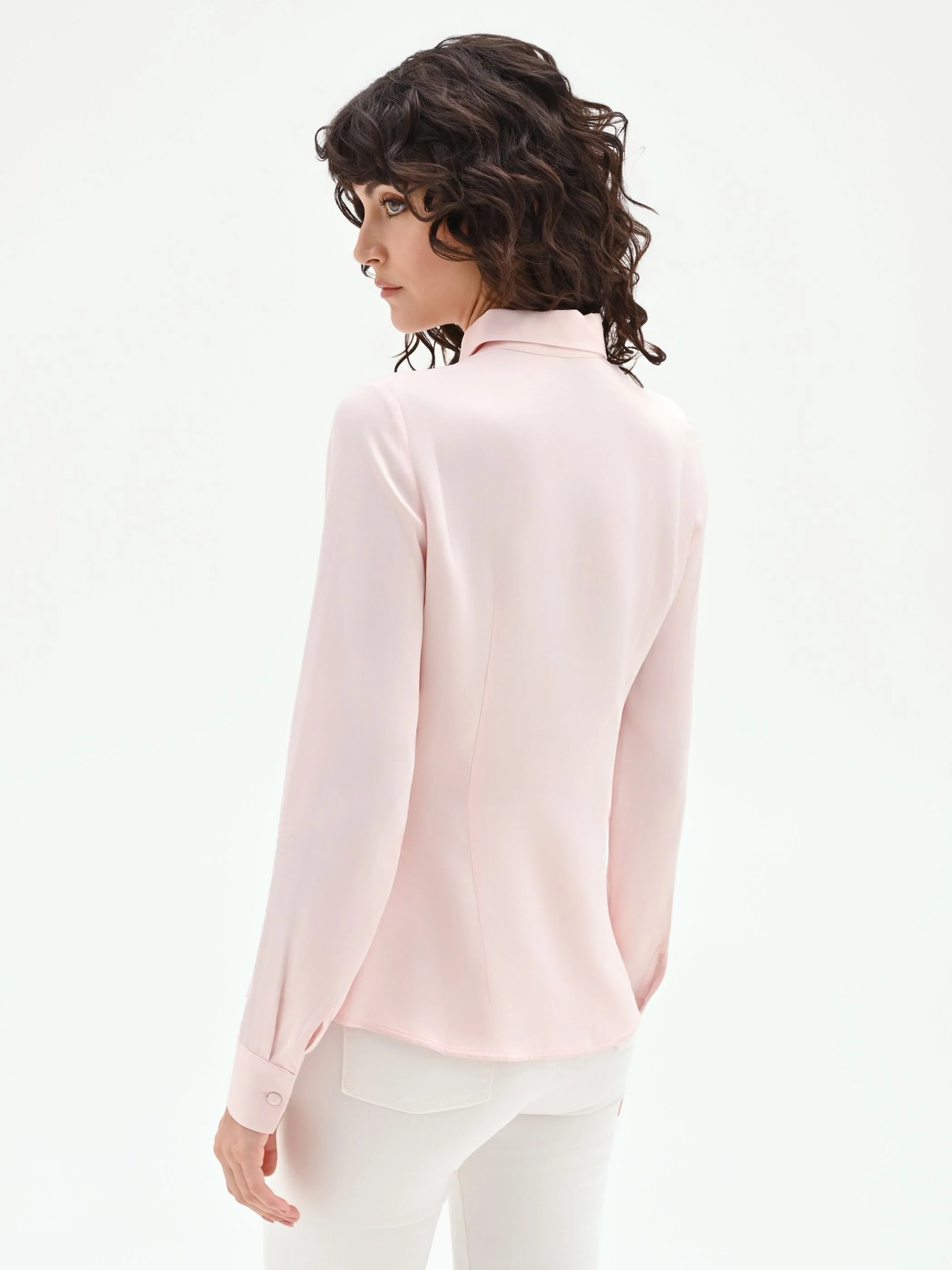 Camicia a scatoletta rosa chiaro - Image 3