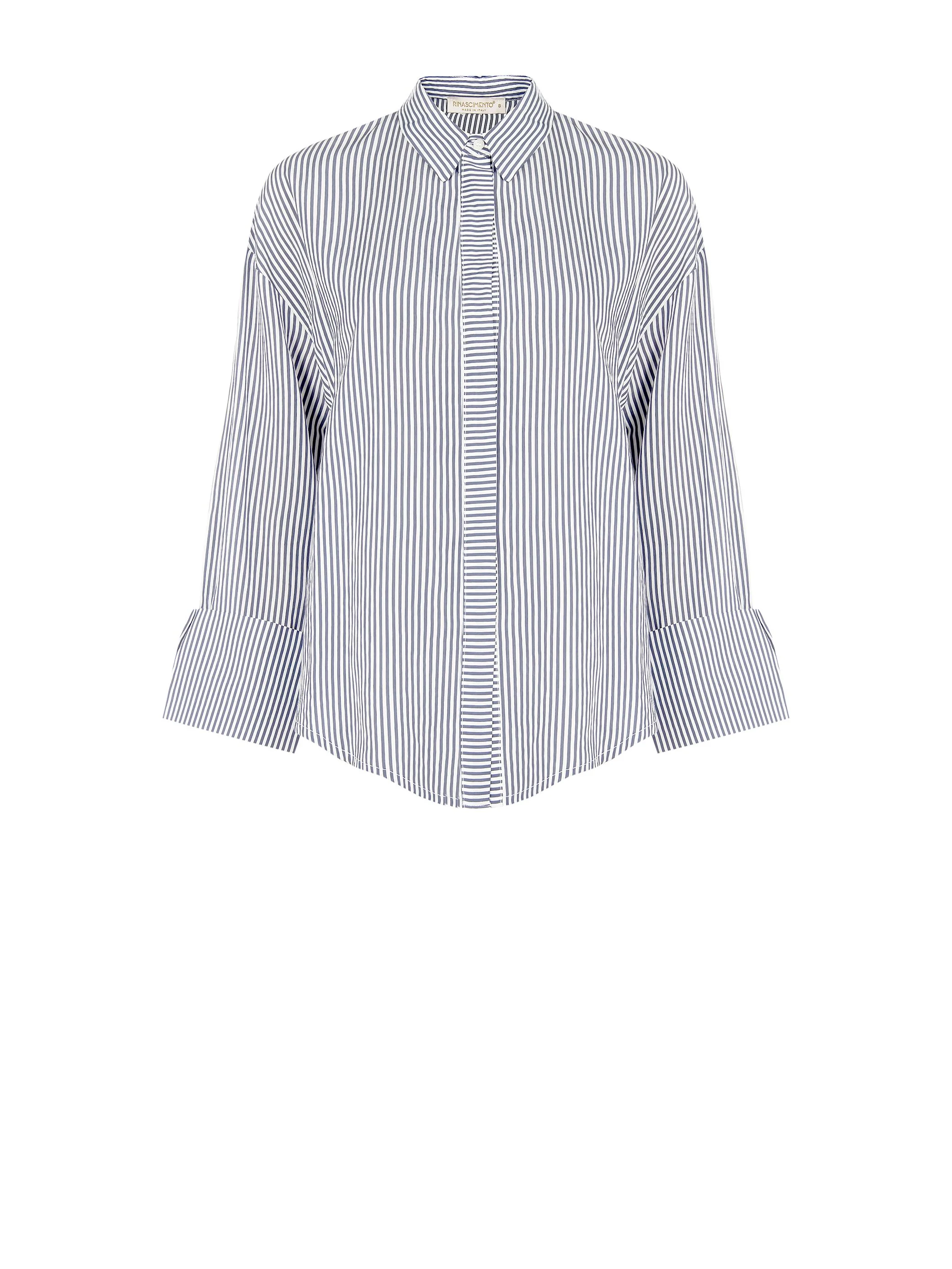 Camicia in viscosa a righe dal volume morbido - Image 6