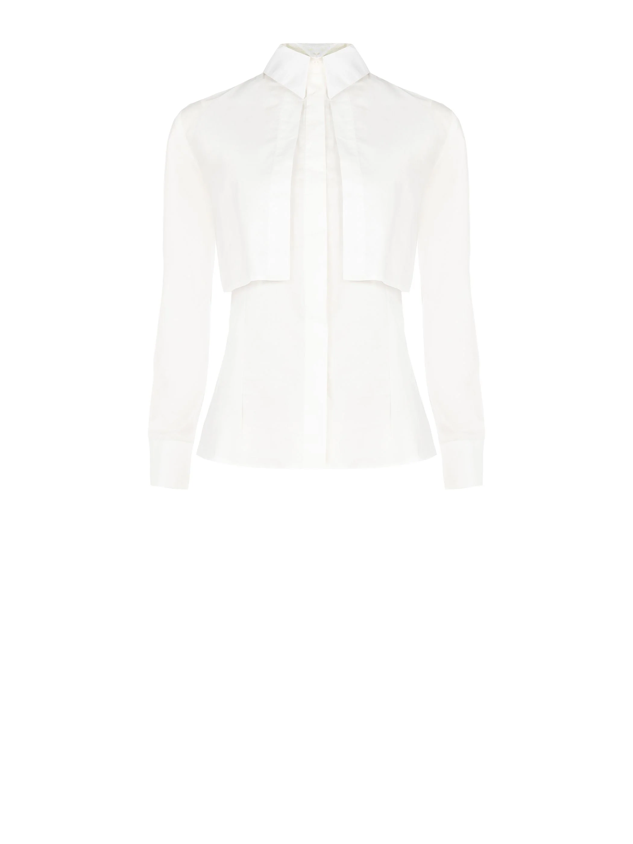Camicia tre-in-uno bianca in cotone - Image 7