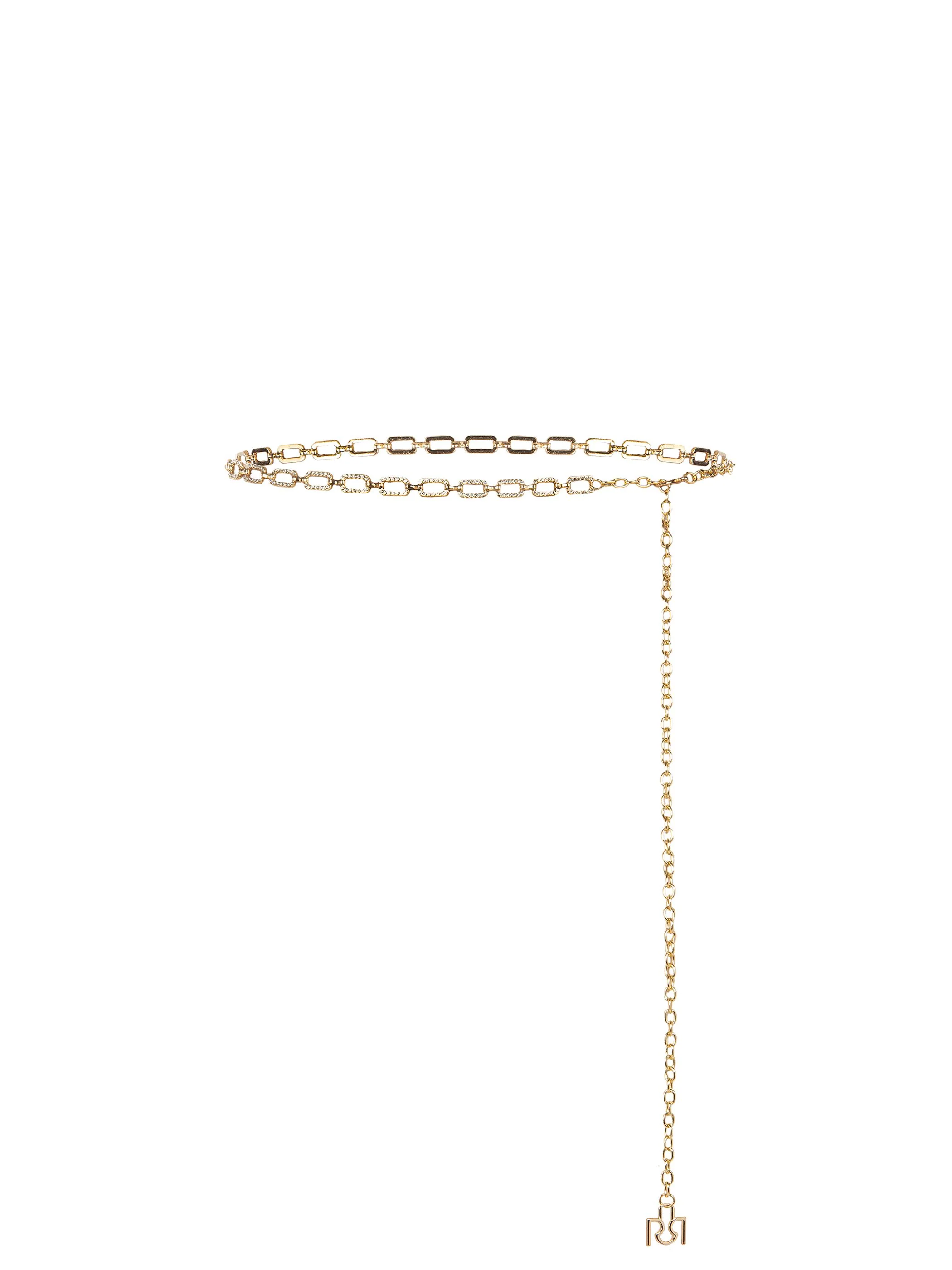 Cintura a catena oro con cristalli - Image 3
