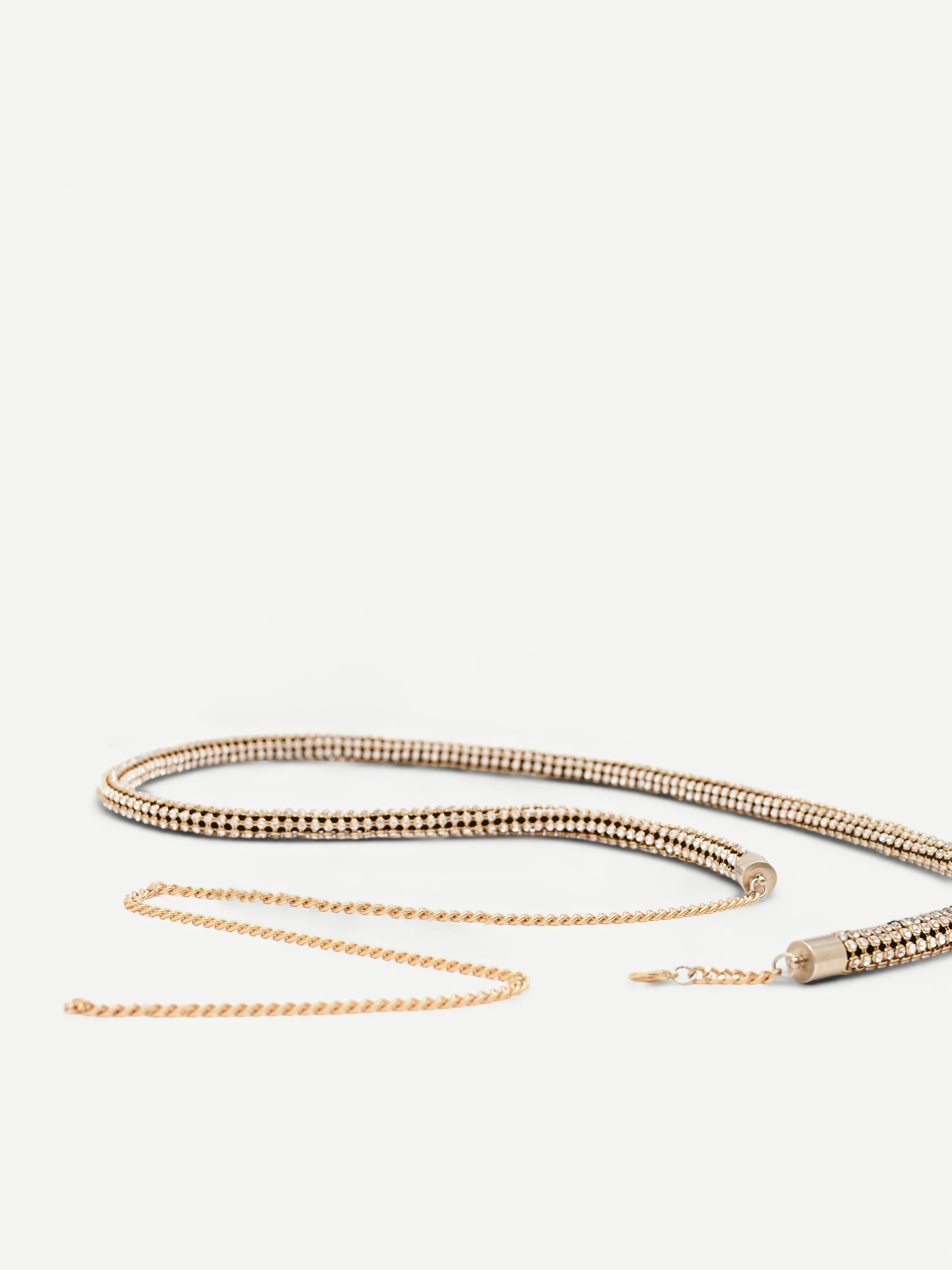 Cintura dorata con strass - Image 2
