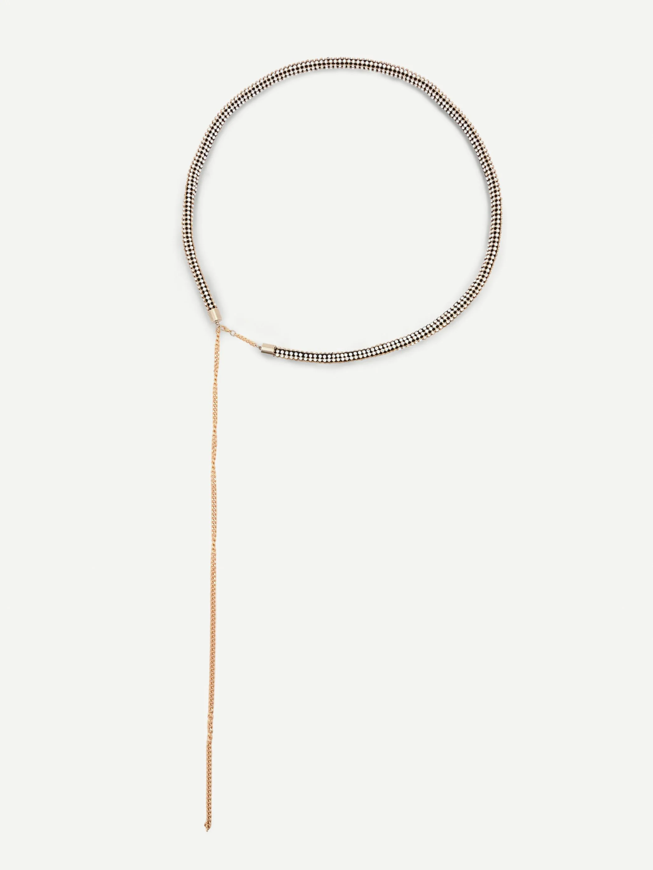 Cintura dorata con strass - Image 3