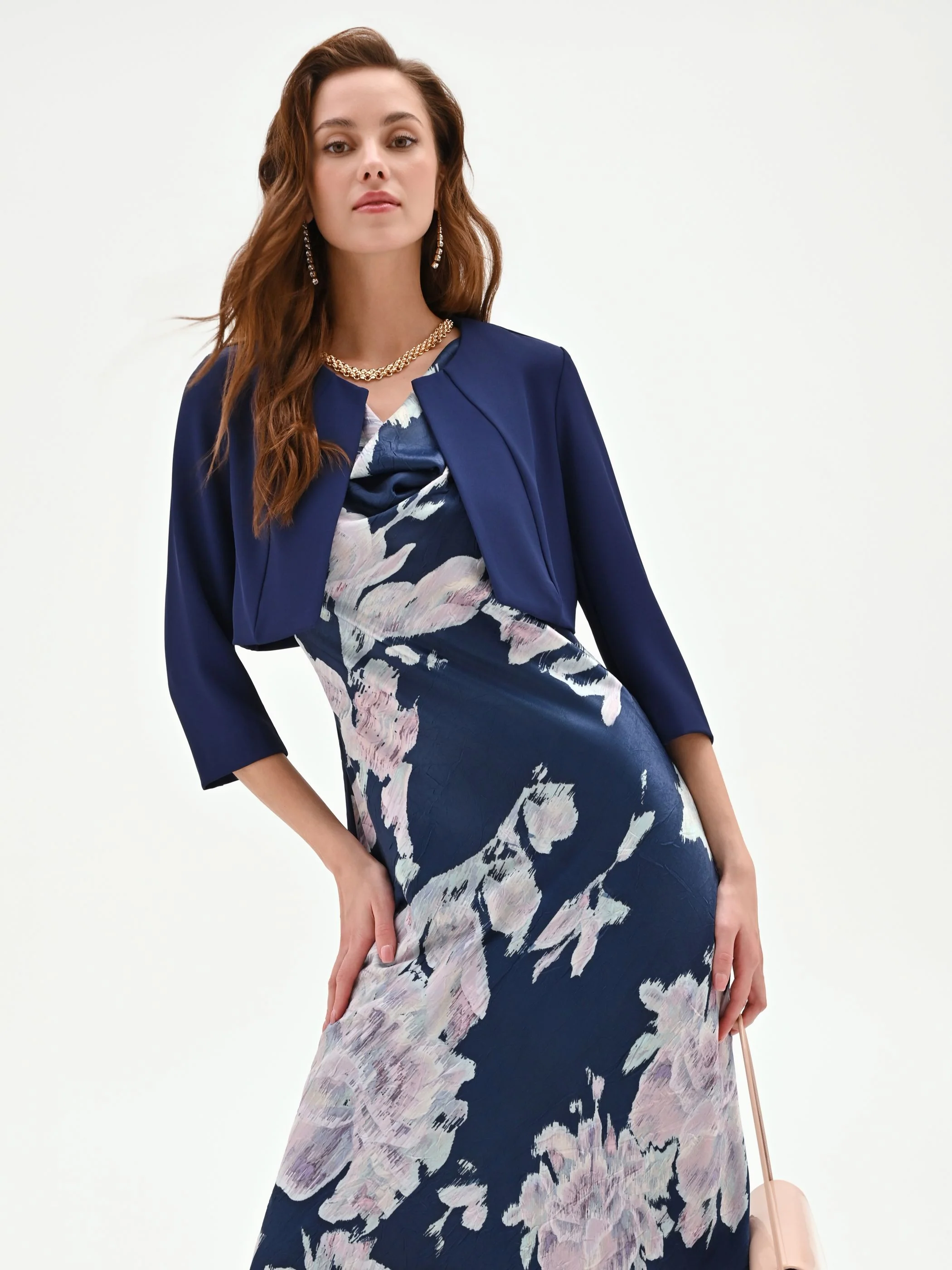 Coprispalle blu navy in cadi - Image 6