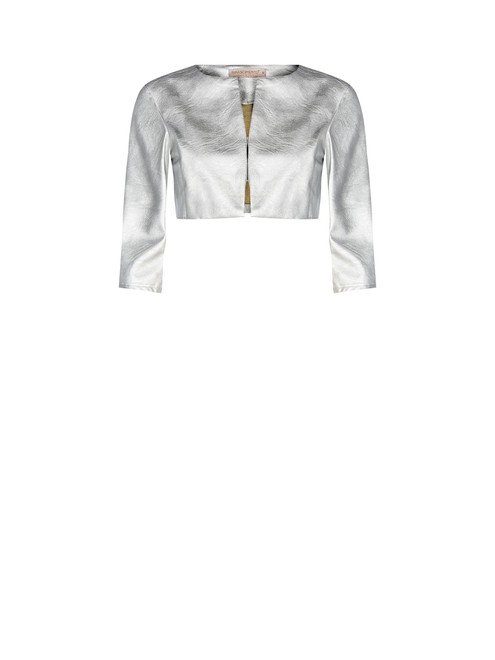 Coprispalle bolero argento metallizzato - Image 6