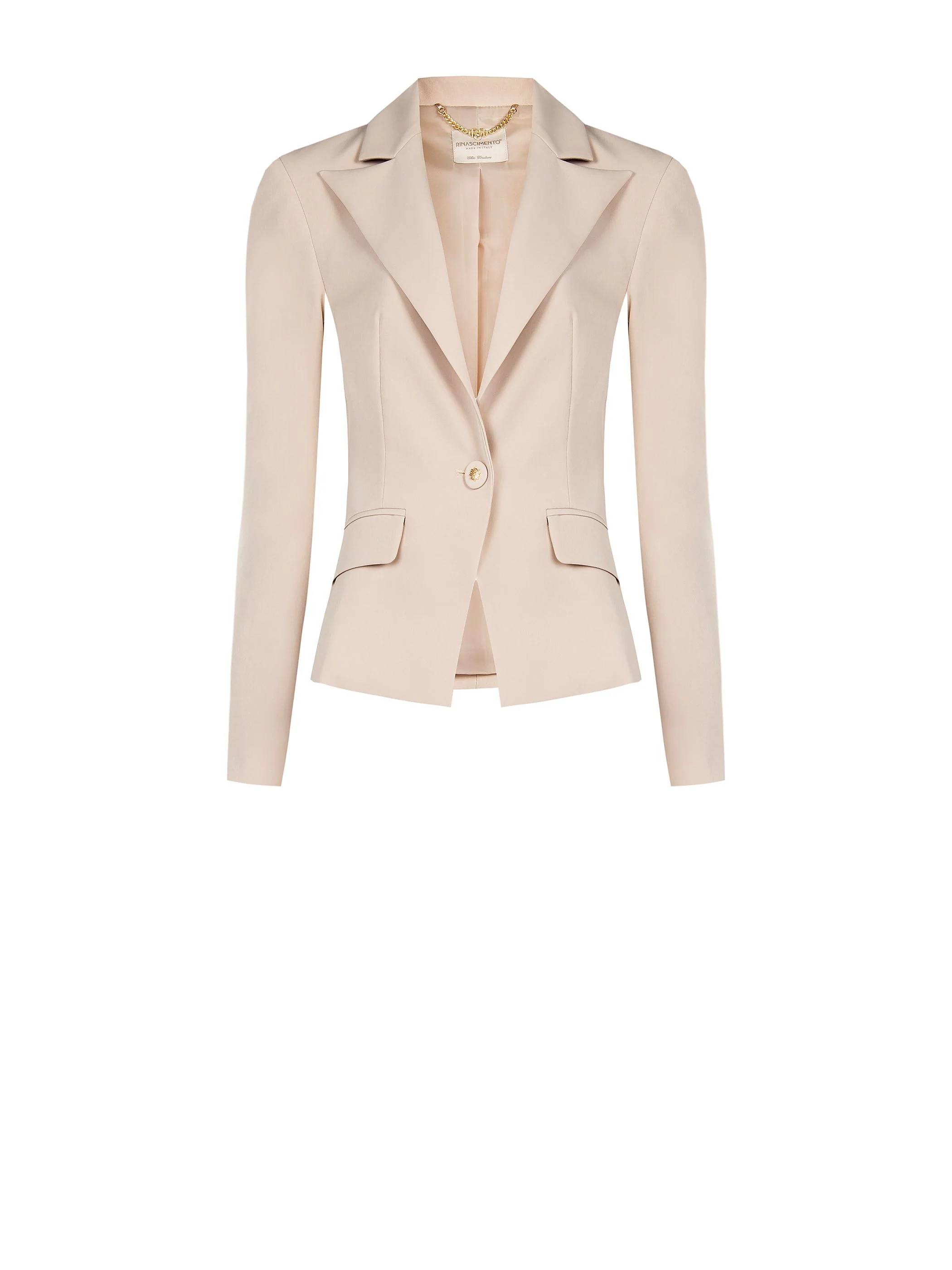 Giacca blazer monopetto tortora beige - Image 6