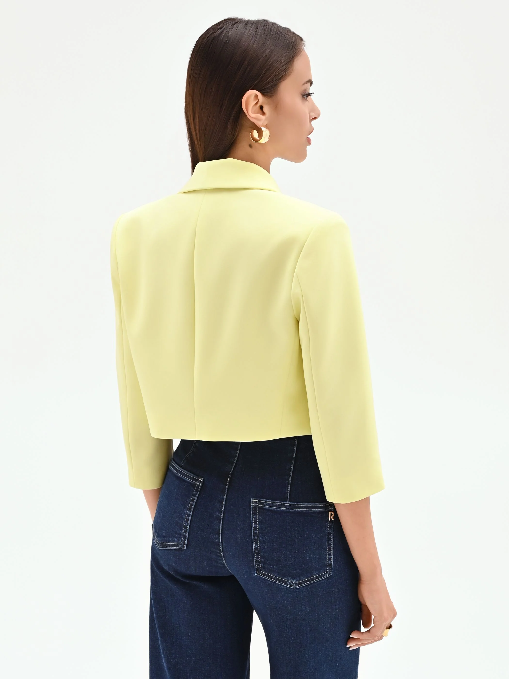 Giacca bolero giallo chiaro - Image 3