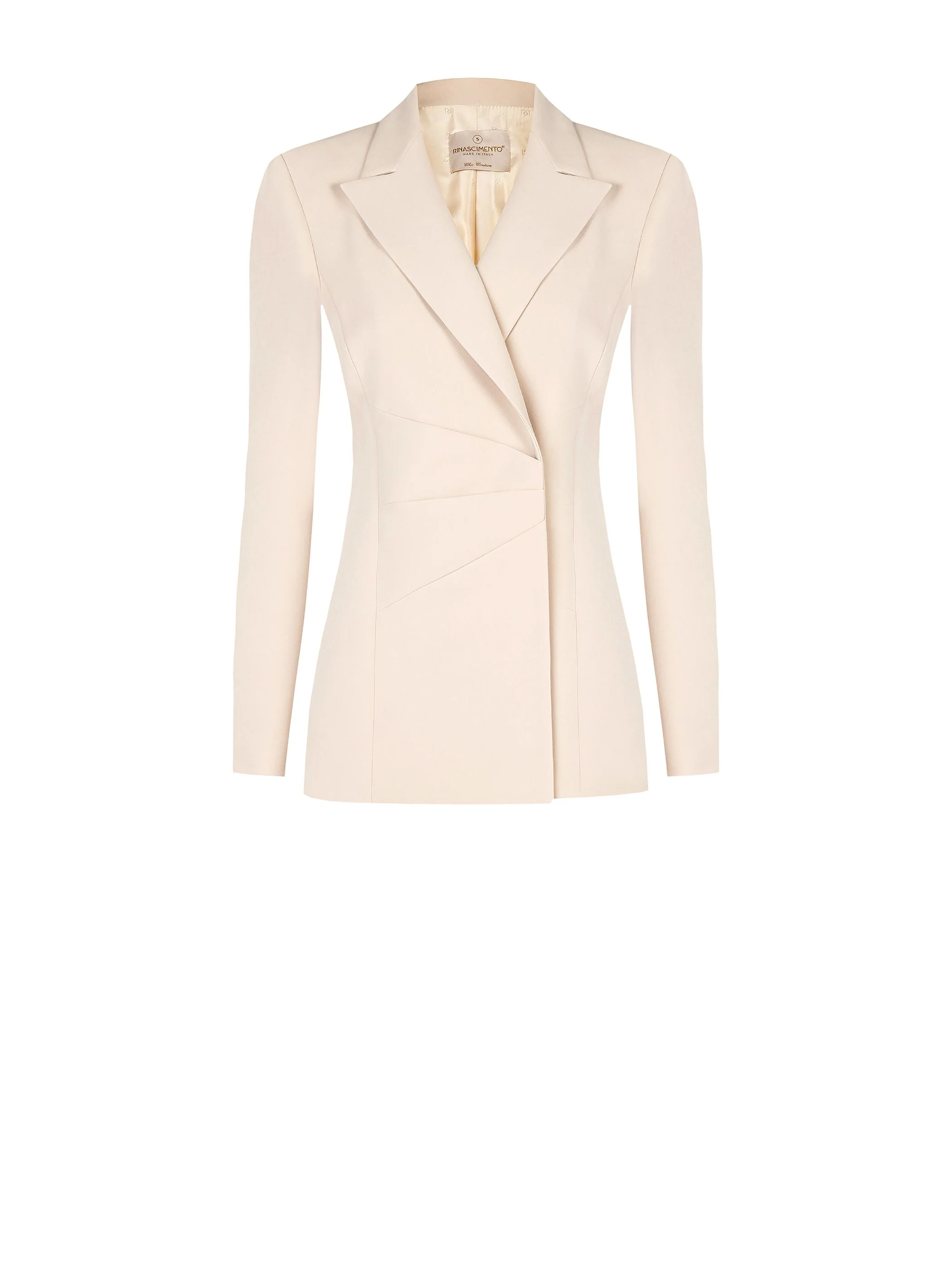 Giacca Studio tortora beige con chiusura a portafoglio - Image 6