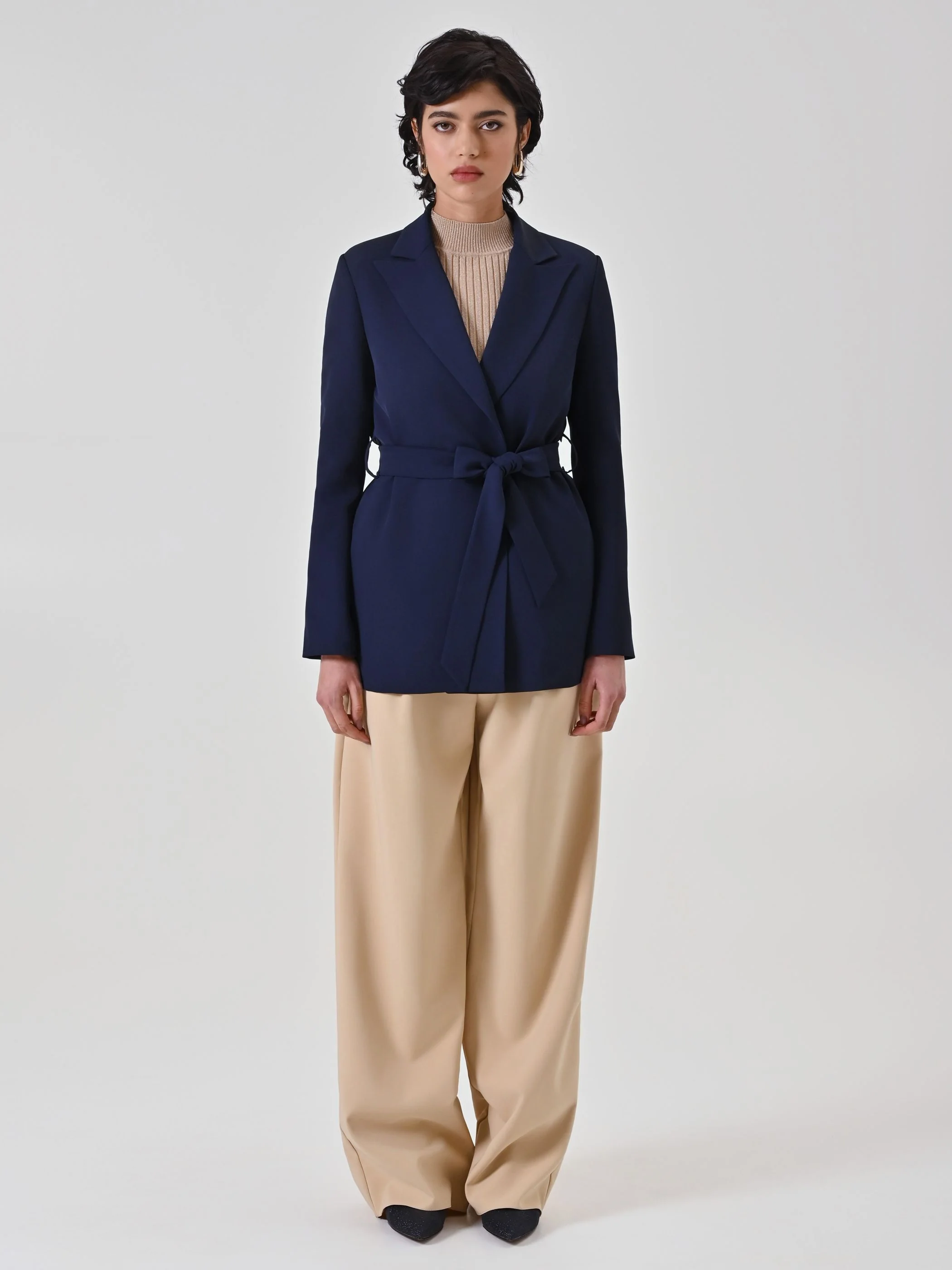 Giacca vestaglia blu
