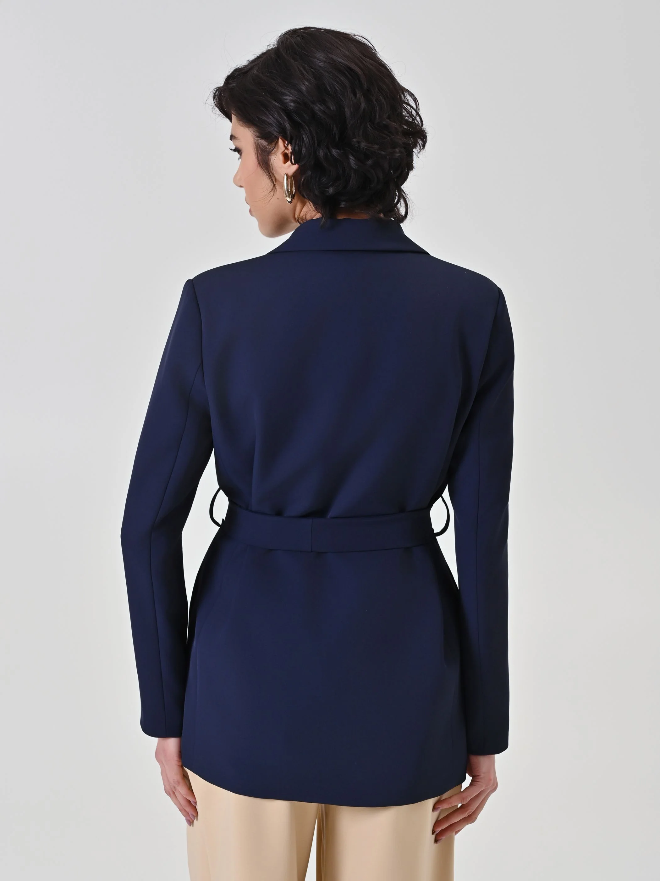 Giacca vestaglia blu - Image 2