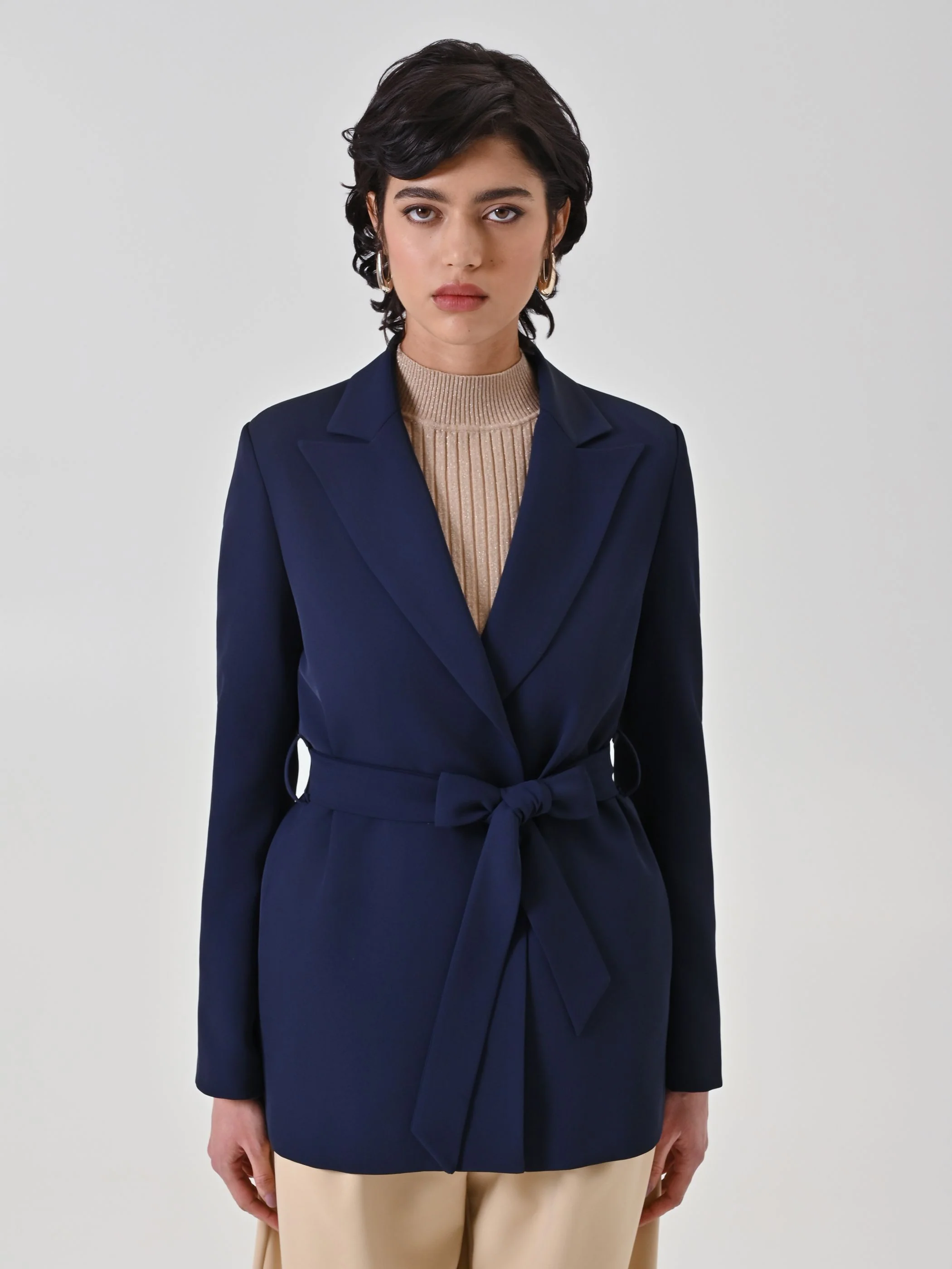 Giacca vestaglia blu - Image 5