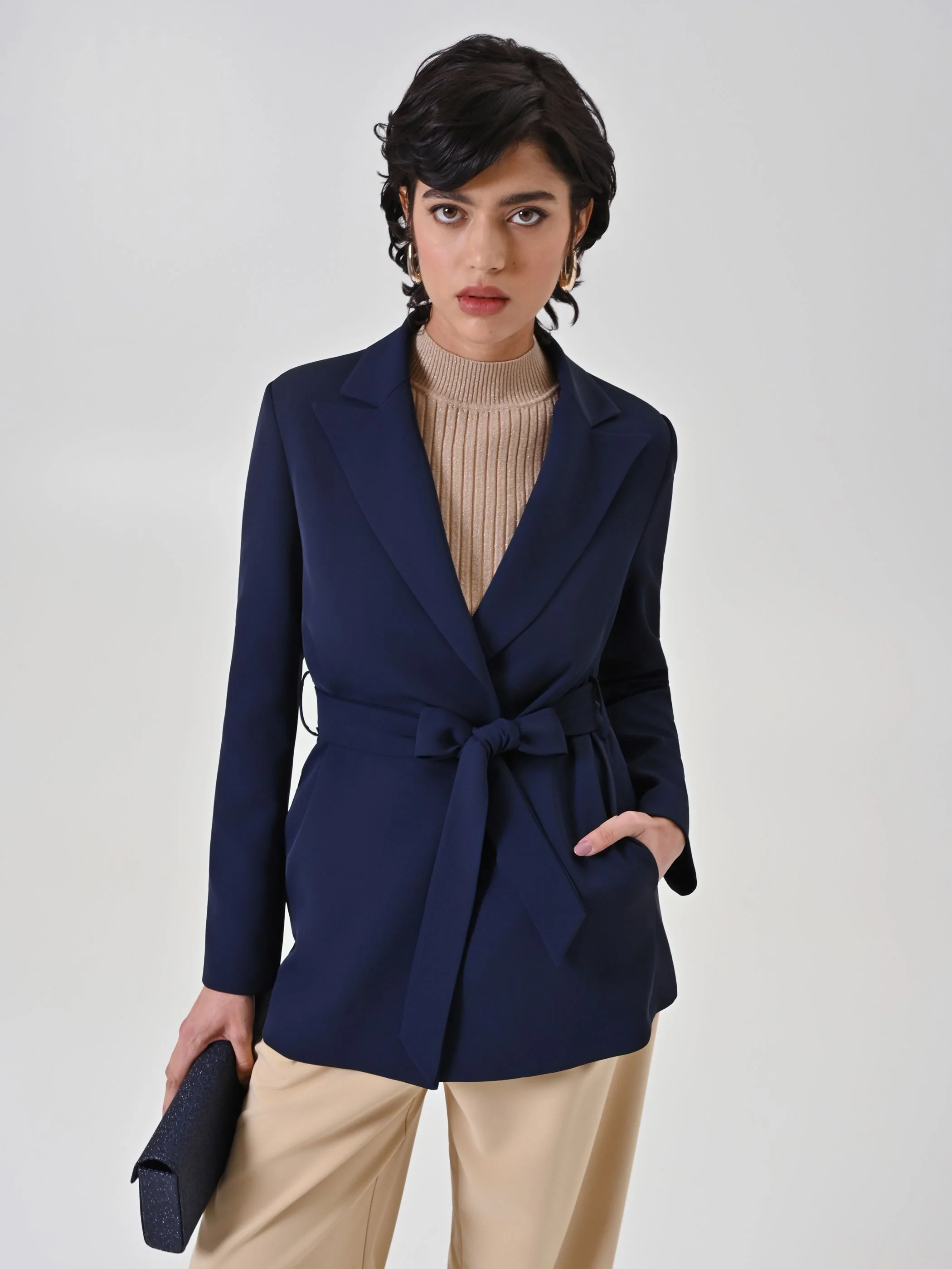Giacca vestaglia blu - Image 6