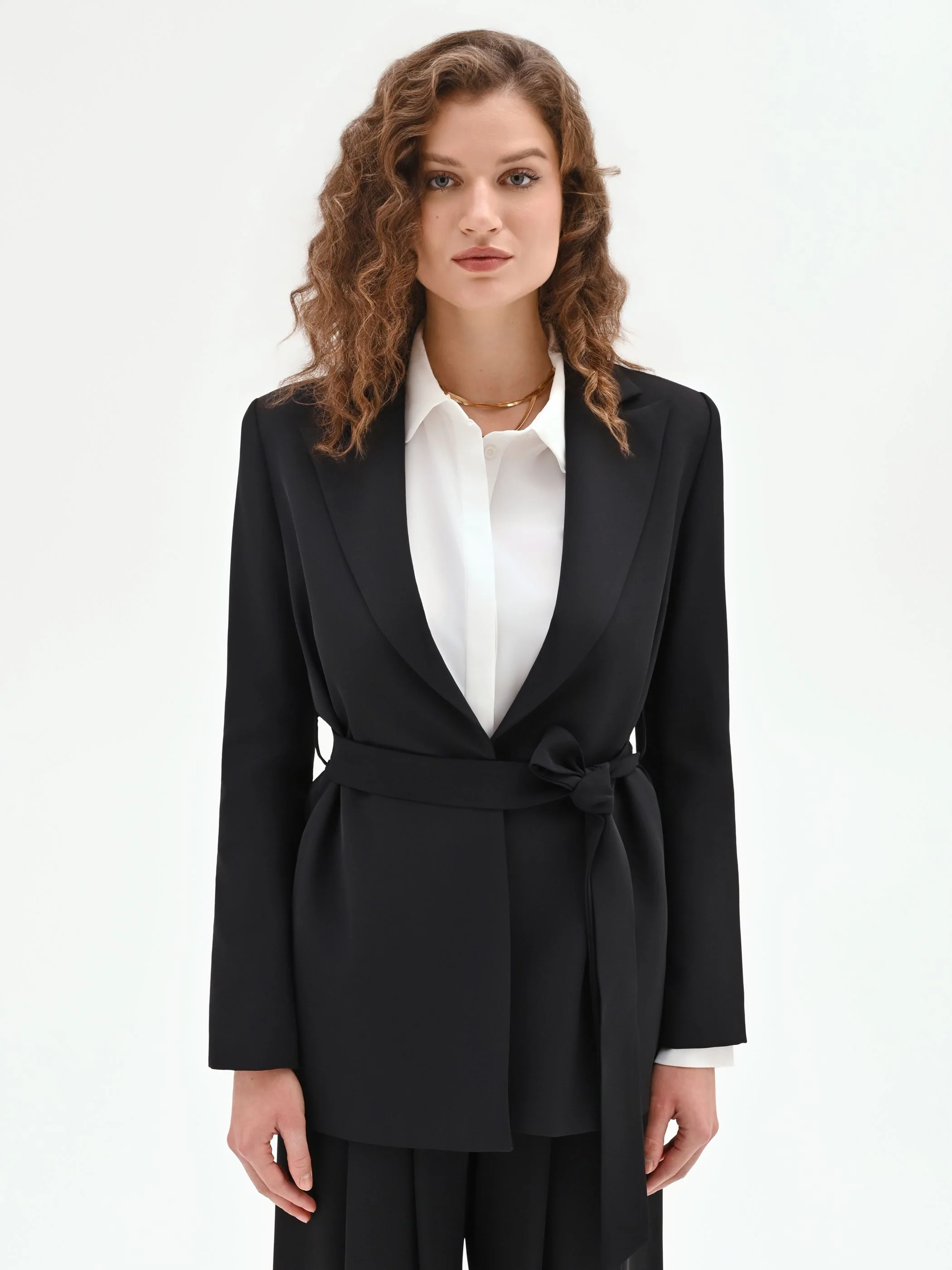 Giacca vestaglia nera - Image 3