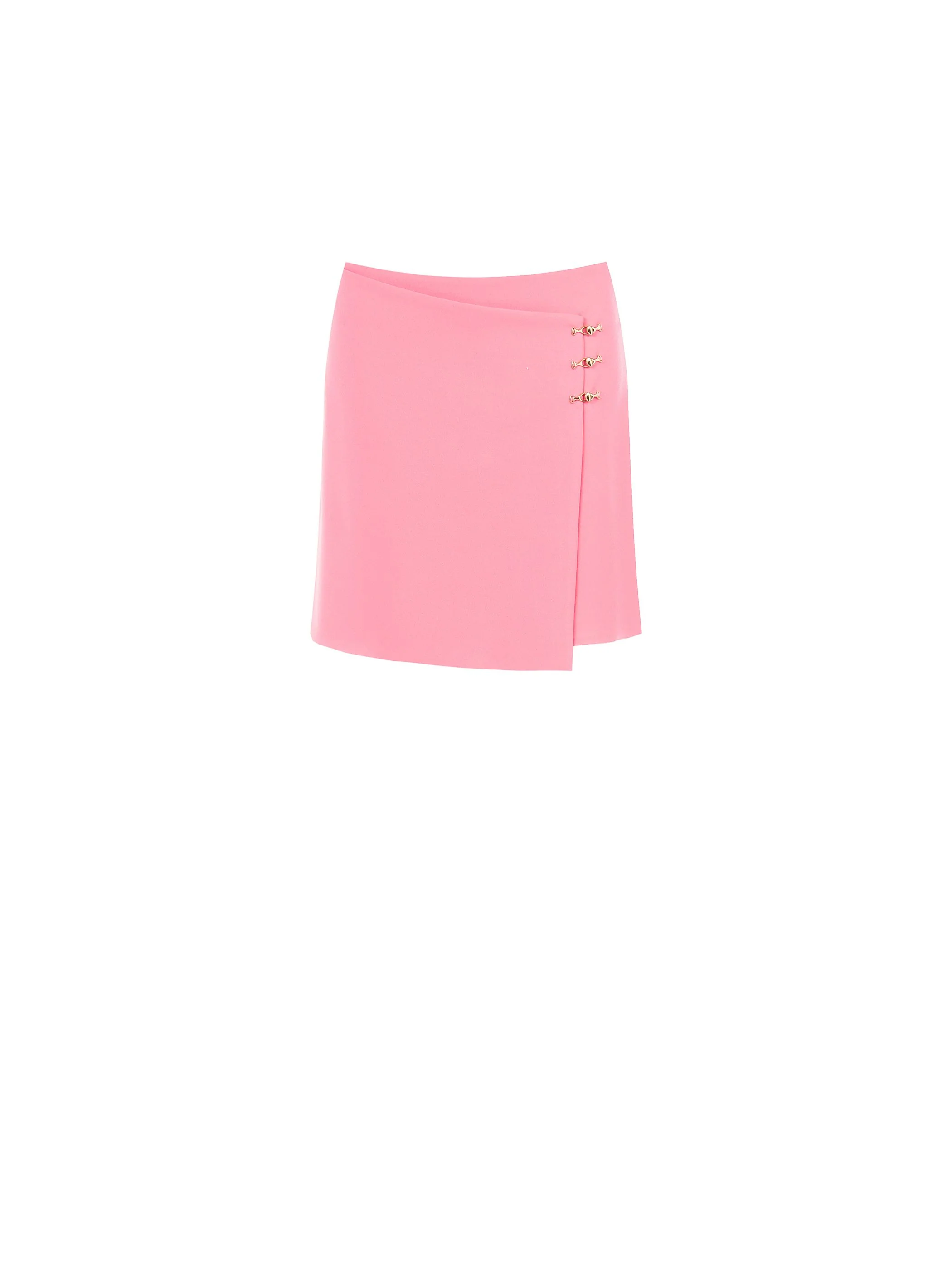 Gonna corta rosa con applicazioni metalliche - Image 6