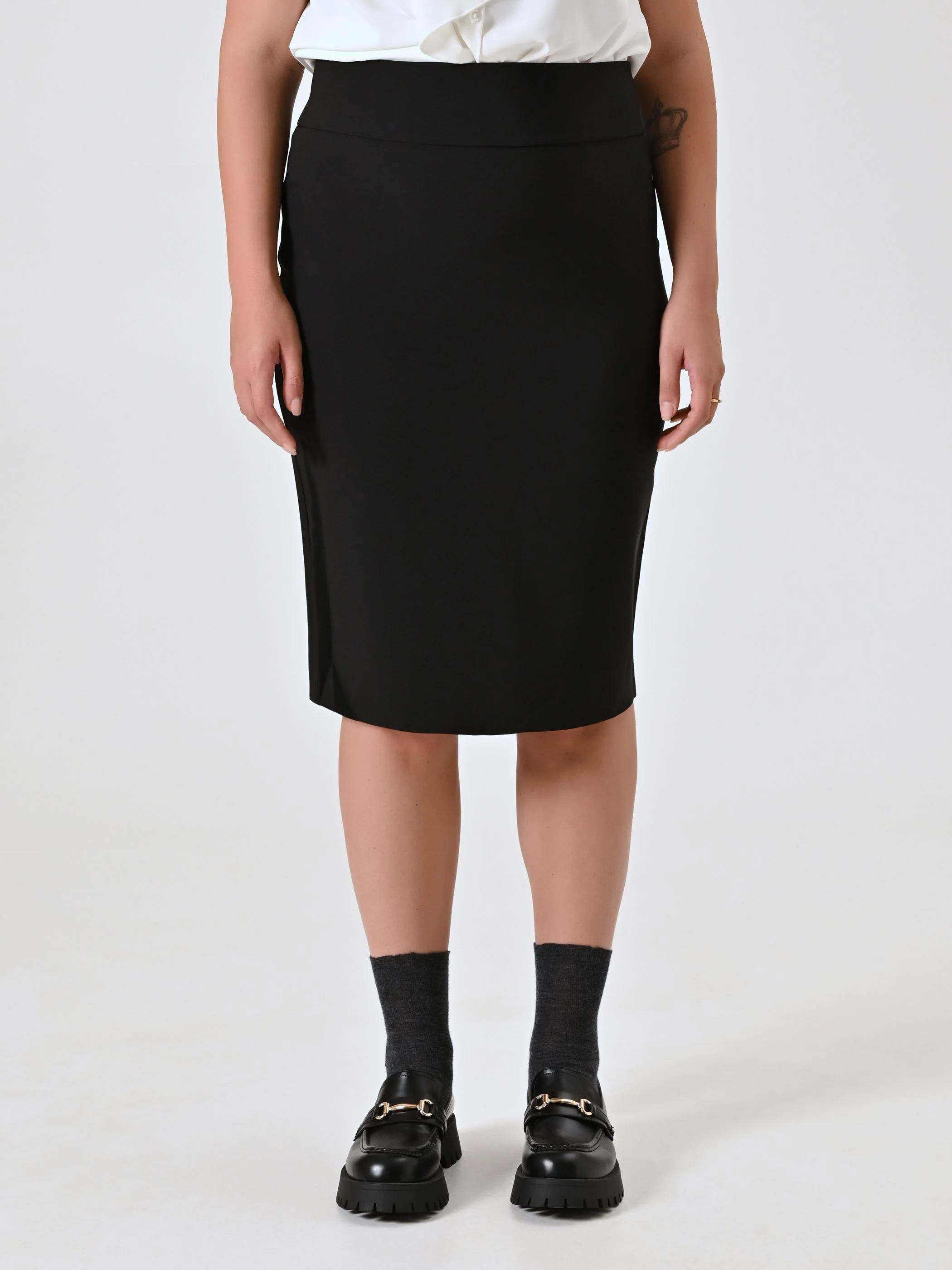 Gonna Curvy Tubino Nero - Image 4