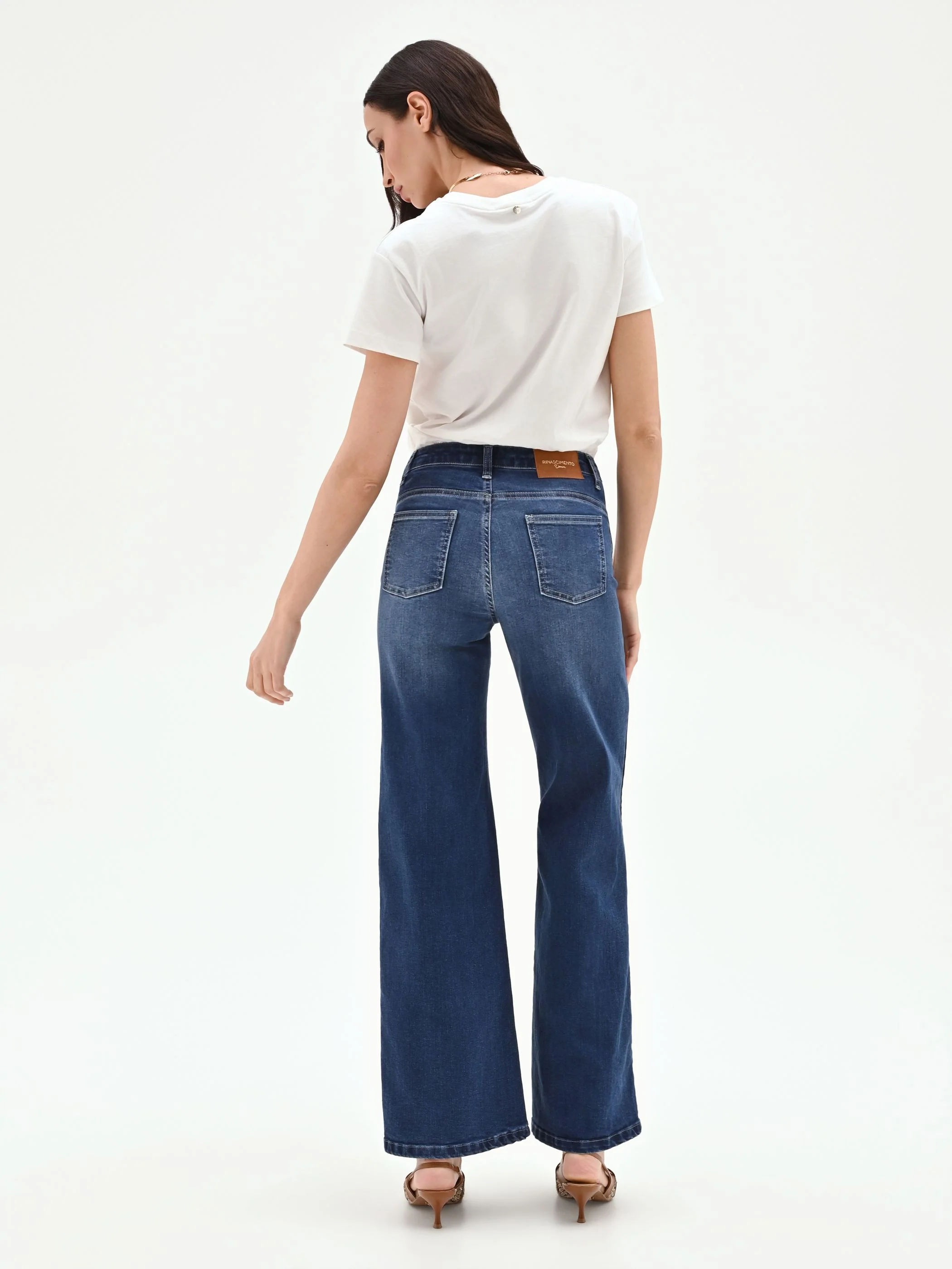 Jeans blu a palazzo - Image 3