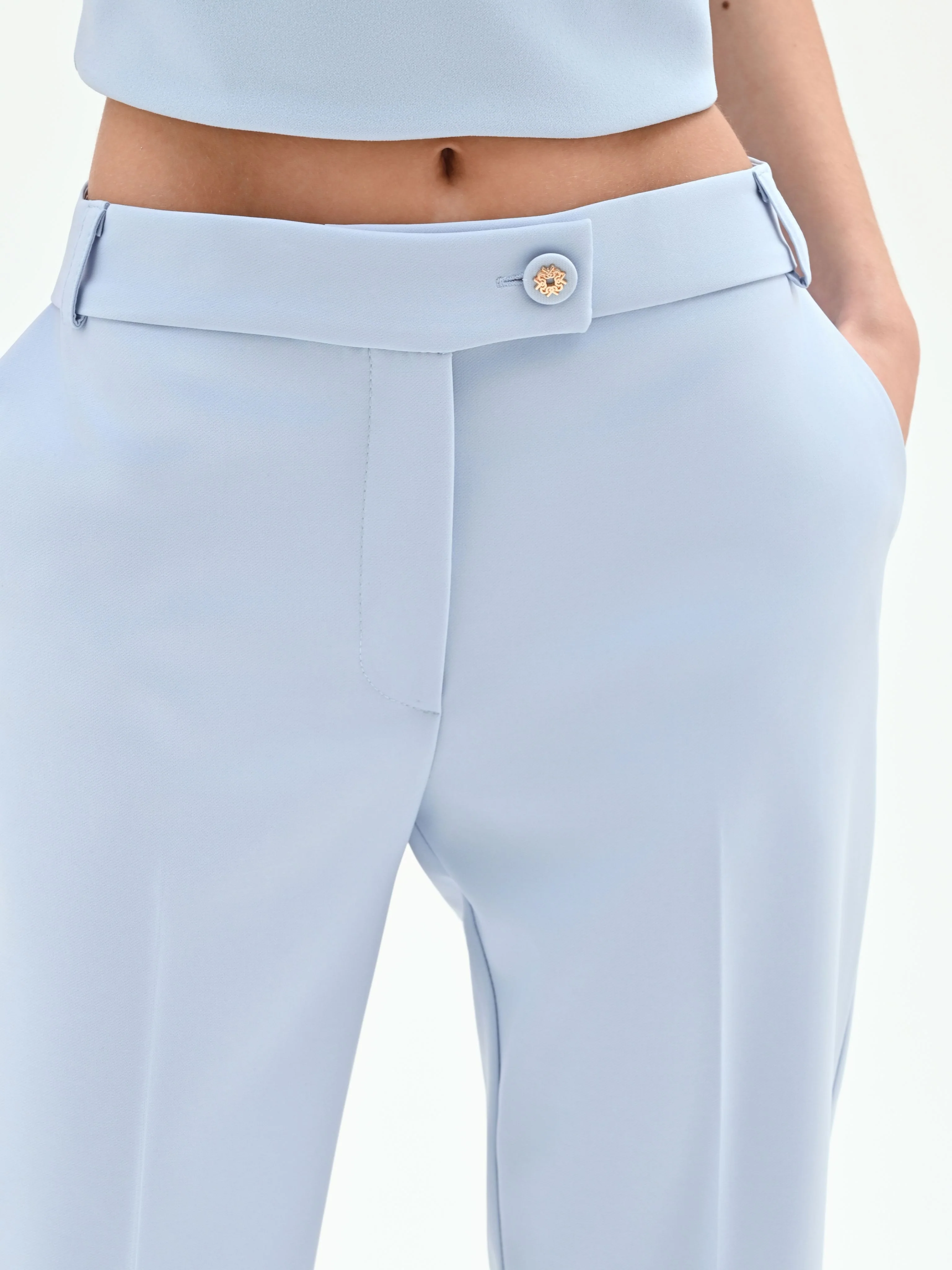 Pantalone a gamba dritta cielo azzurro - Image 4