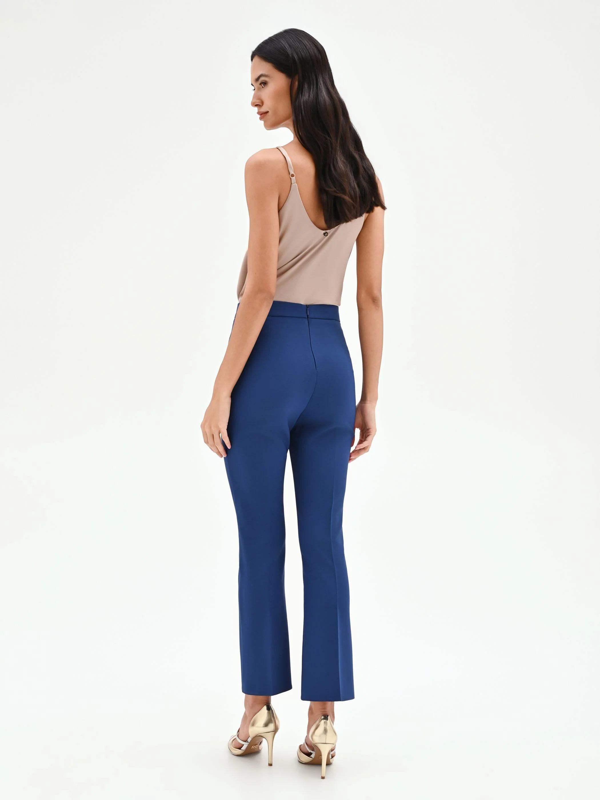 Pantalone a trombetta blu brillante - Image 4