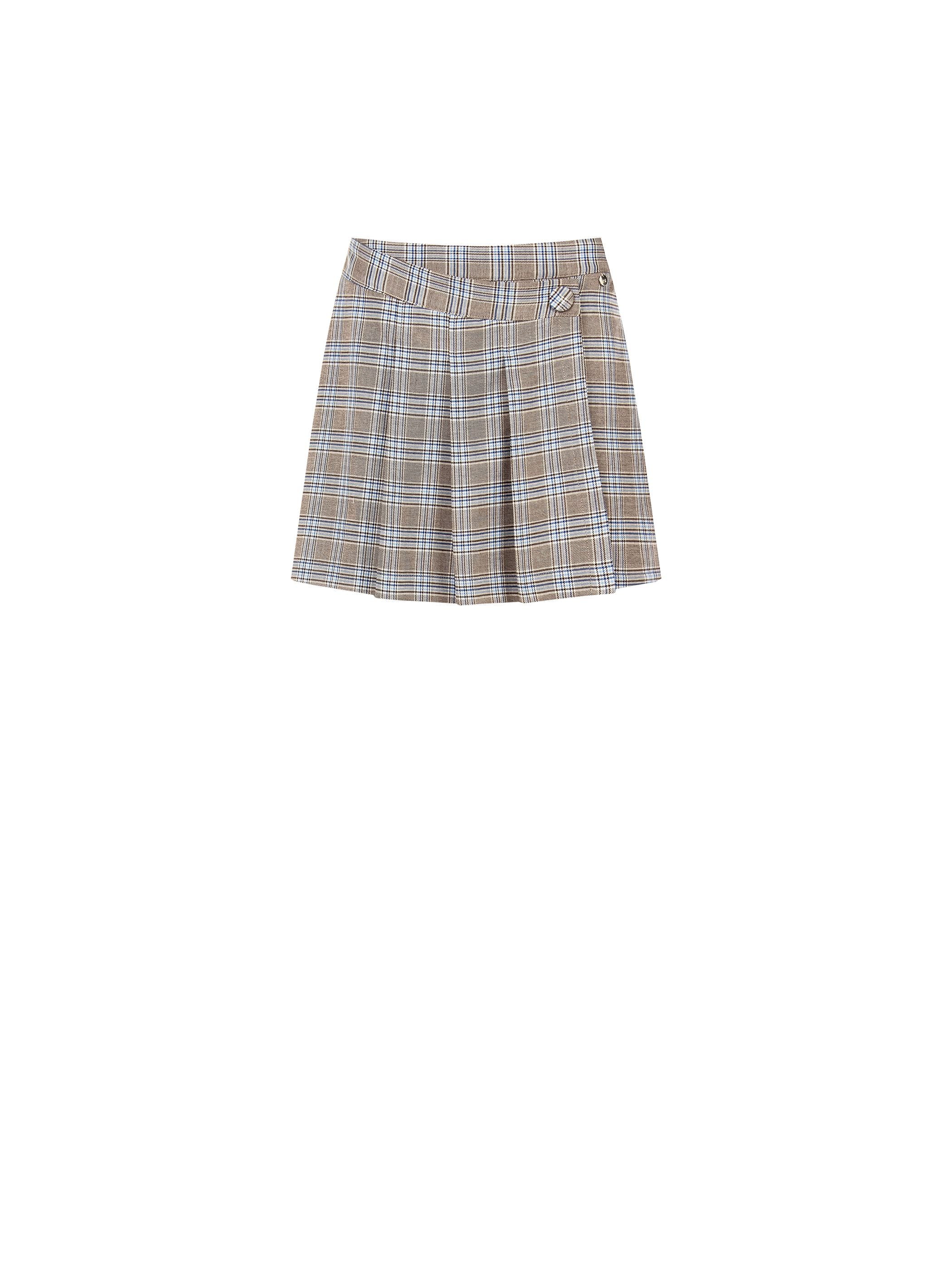 Pantalone azzurro con fantasia check - Image 6