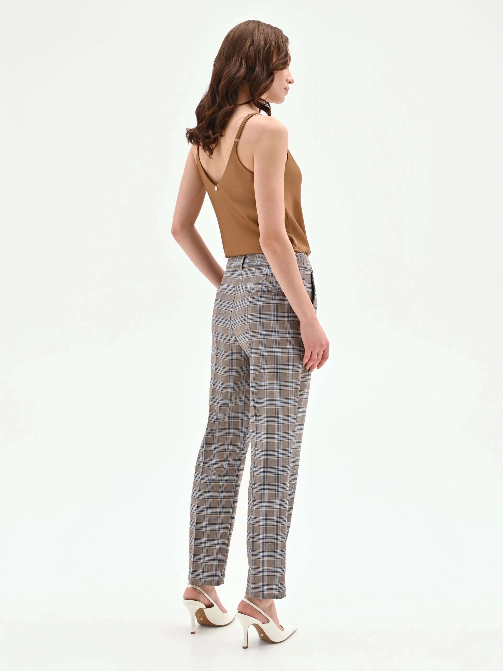 Pantalone check azzurro - Image 3