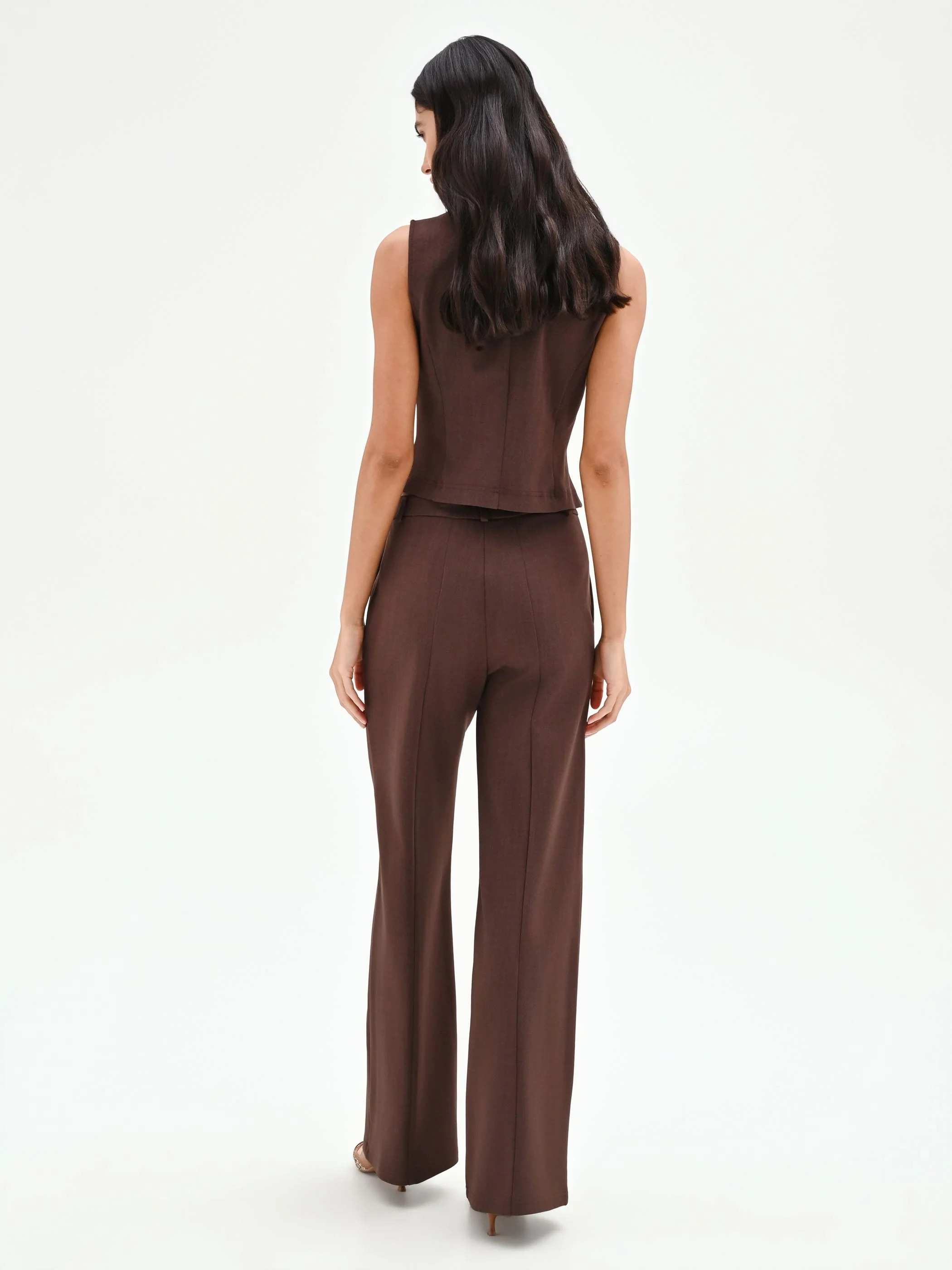 Pantalone cioccolato a gamba dritta - Image 3