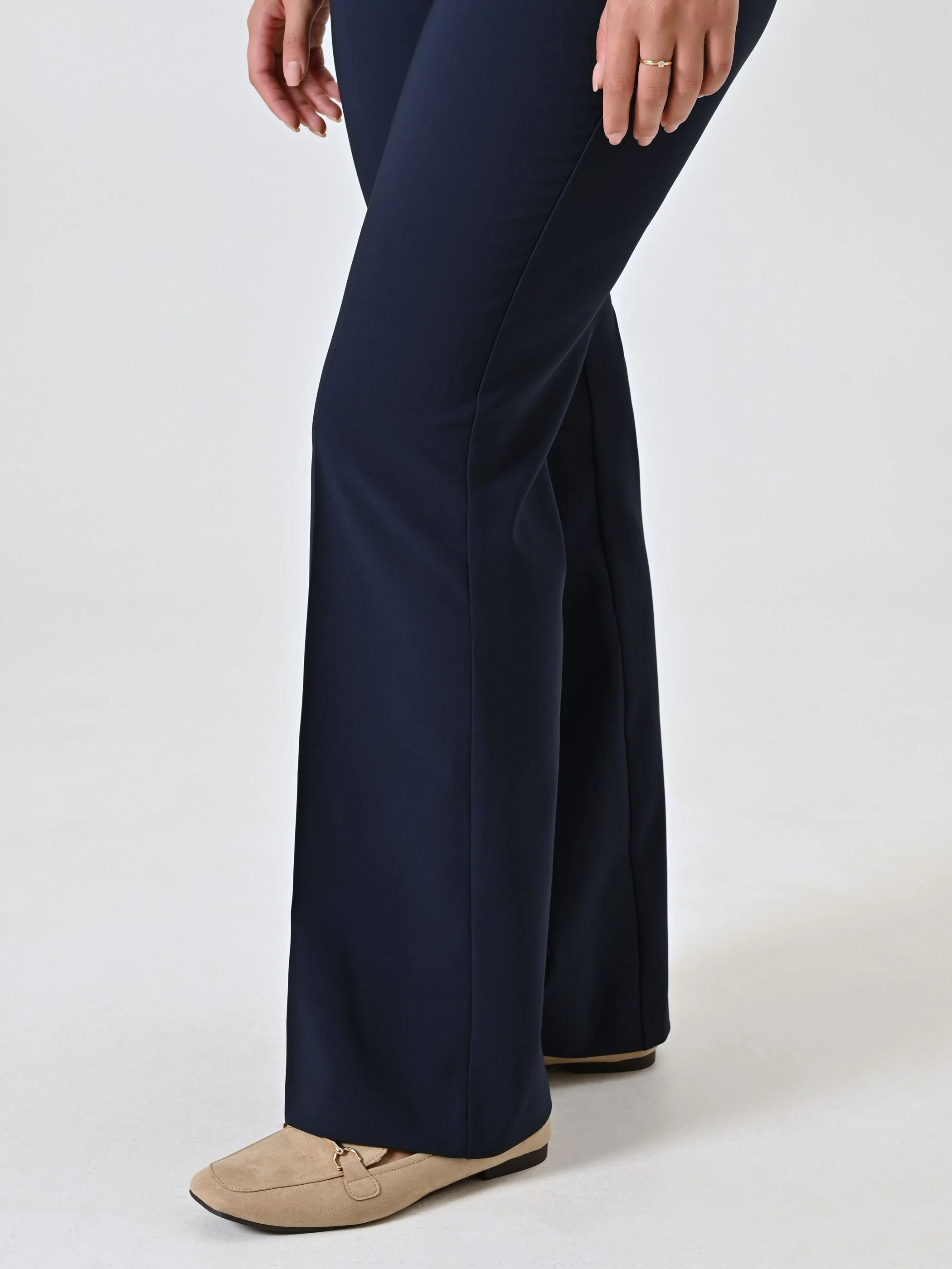 Pantalone Curvy a Zampa Blu - Image 5