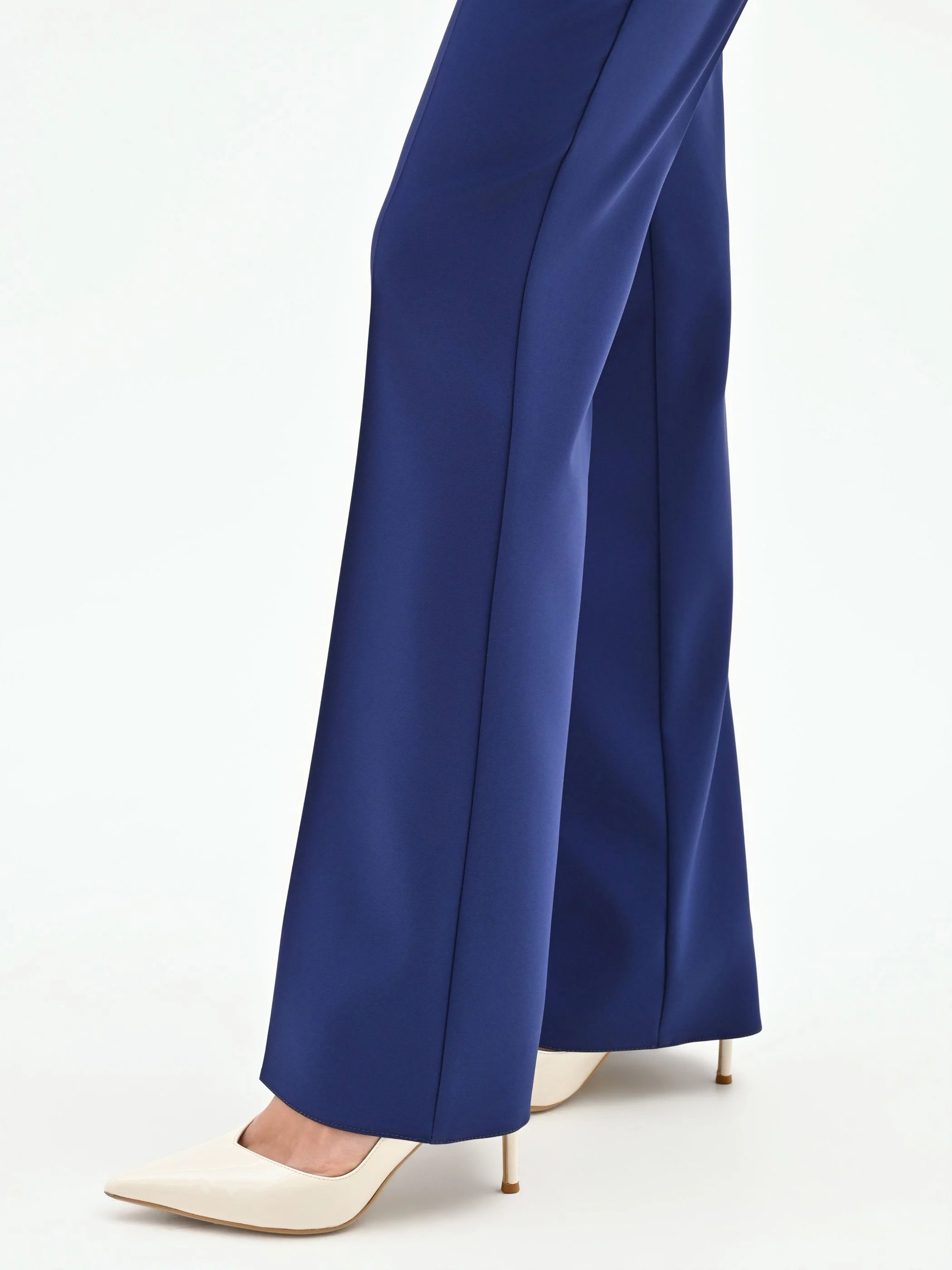 Pantalone mid flared Studio blu indaco - Image 4