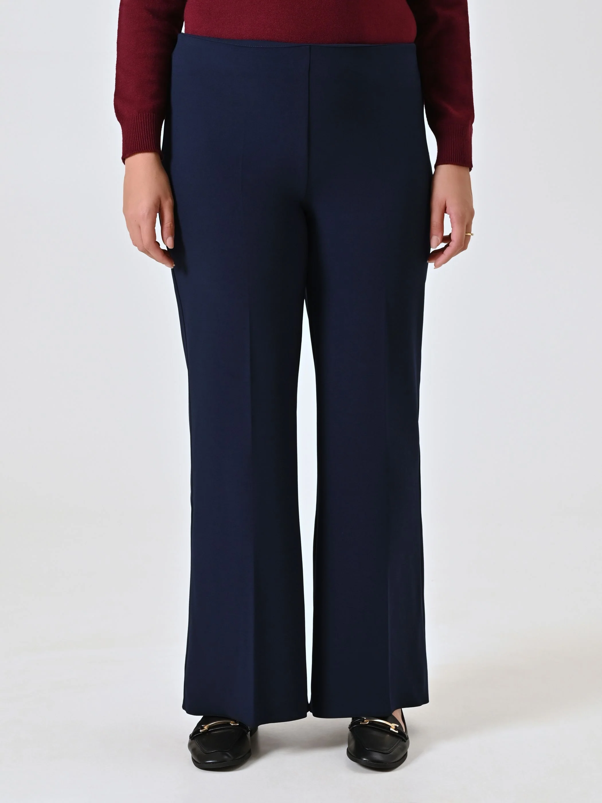 Pantalone Palazzo Curvy Blu - Image 3