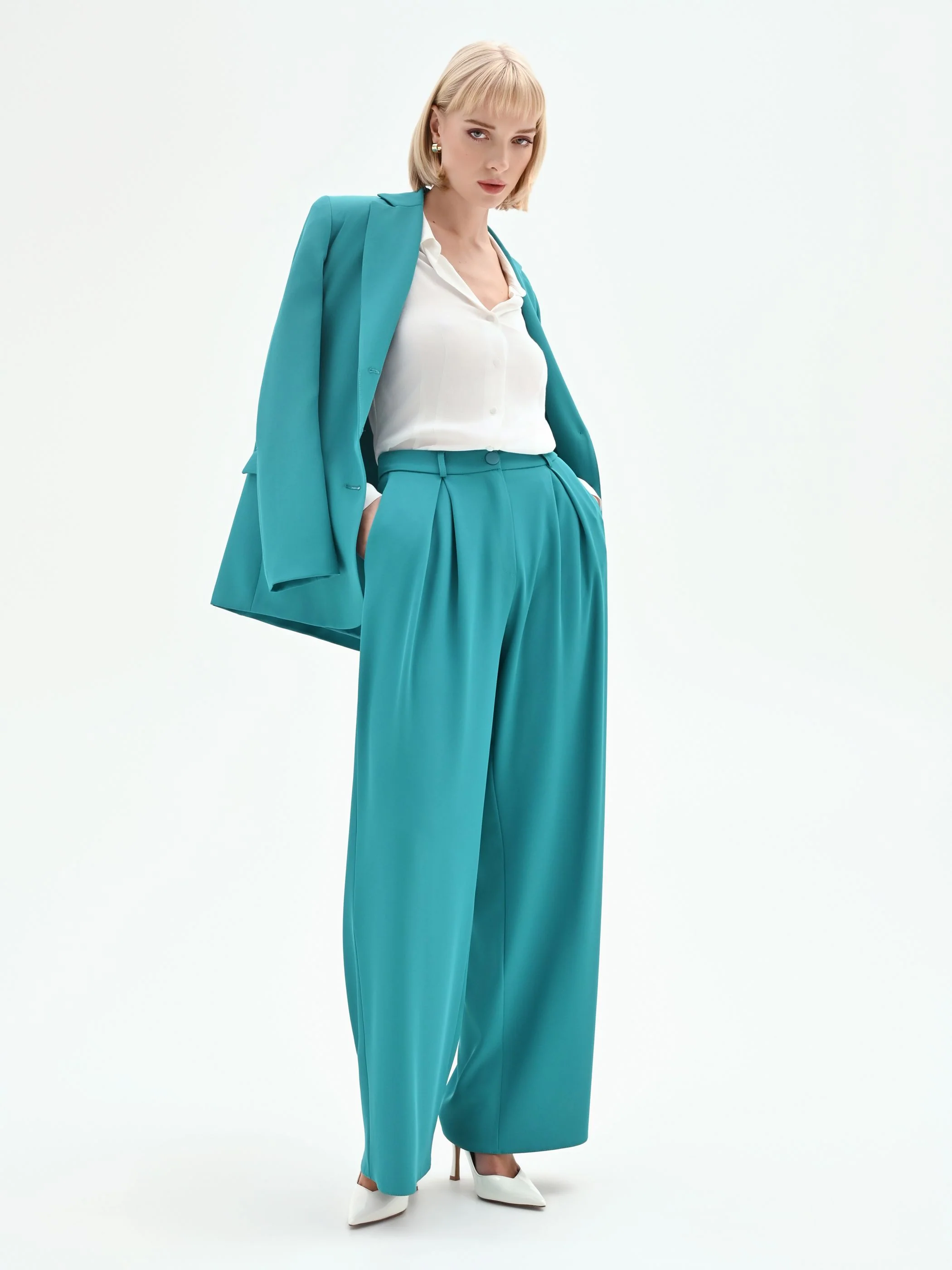 Pantalone Studio sartoriale verde smeraldo - Image 6