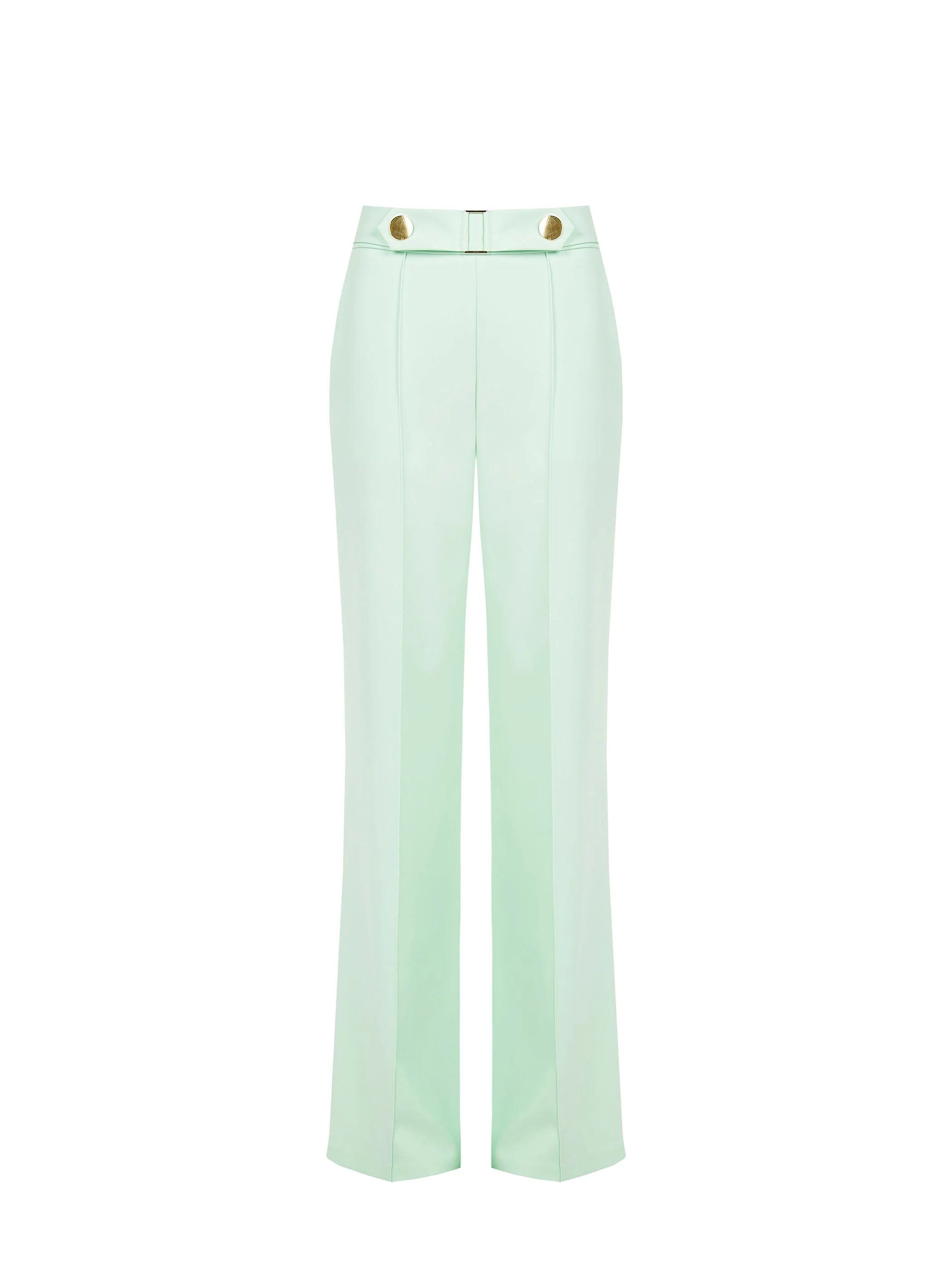 Pantalone verde menta a gamba dritta - Image 6