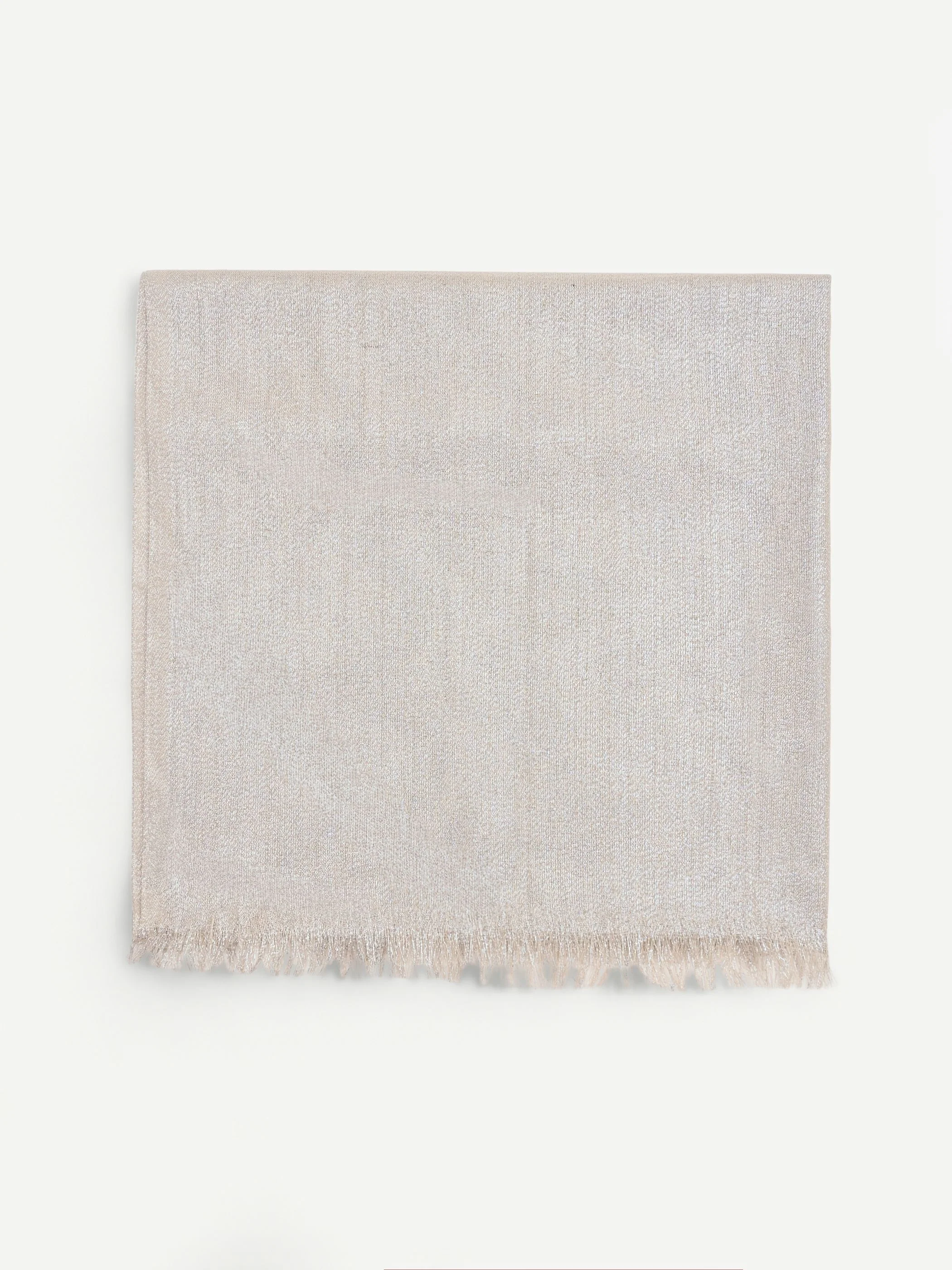 Sciarpa in lurex oro con frange - Image 3