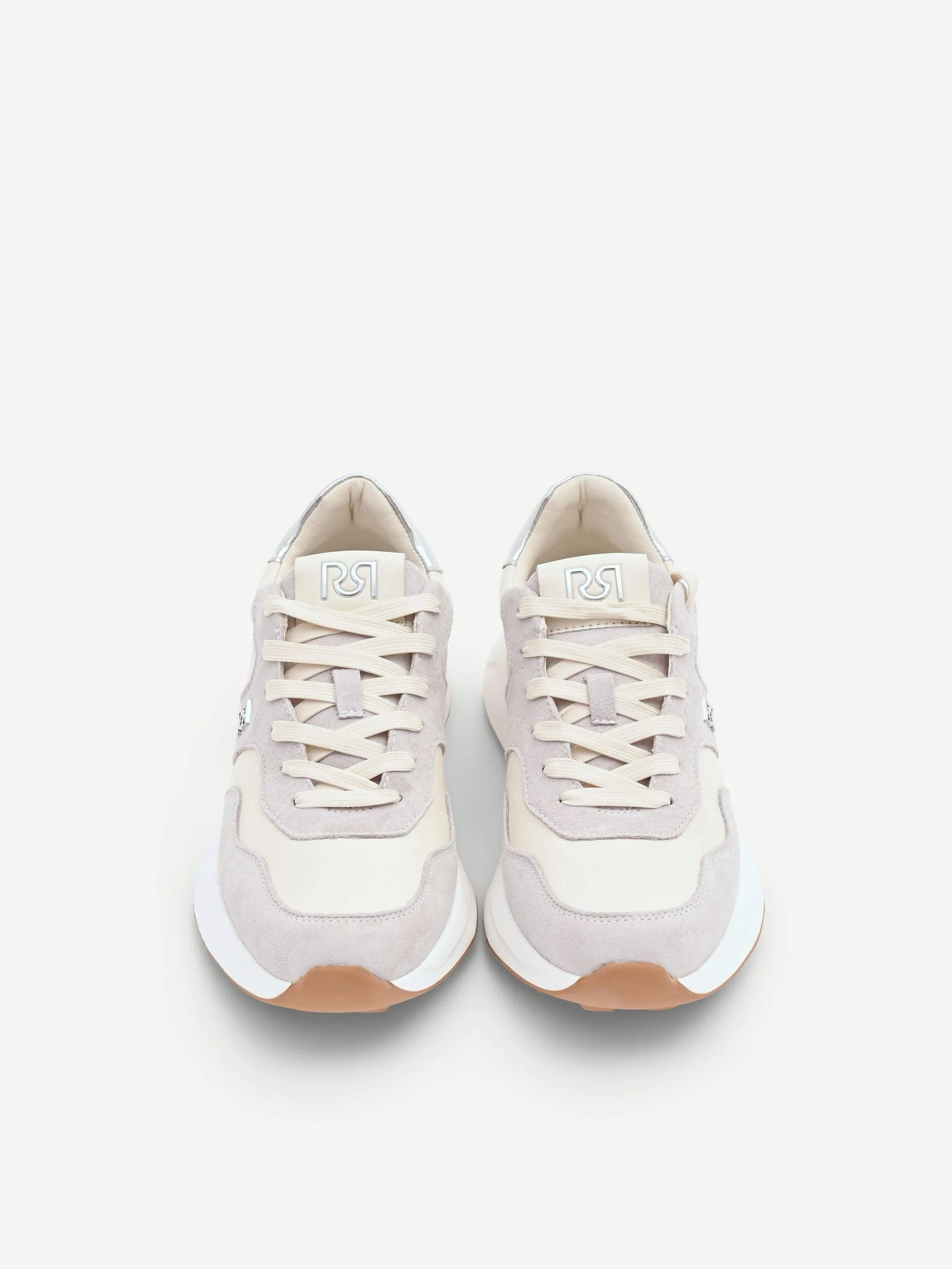 Sneakers con inserti effetto camoscio - Image 3