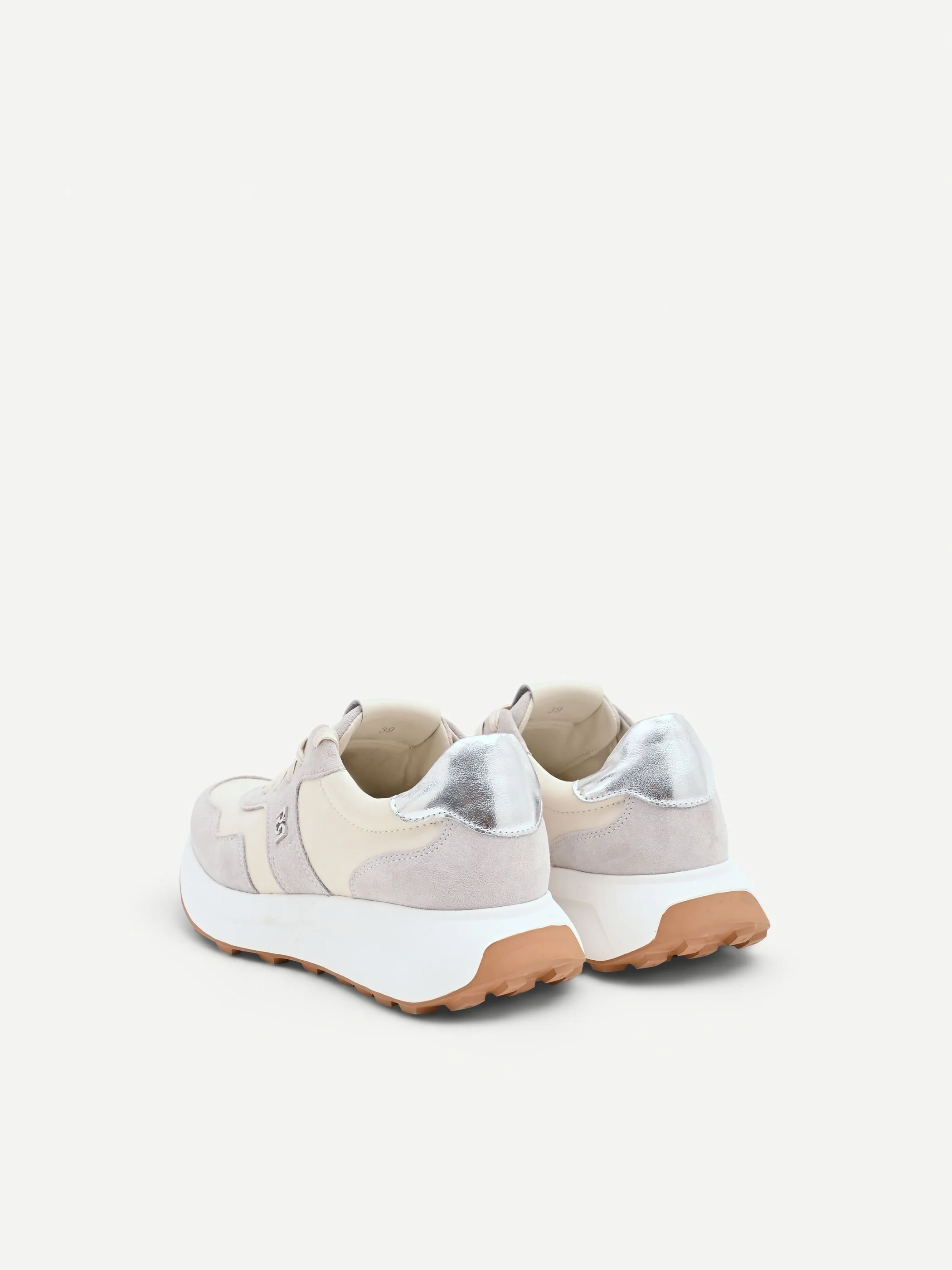 Sneakers con inserti effetto camoscio - Image 4