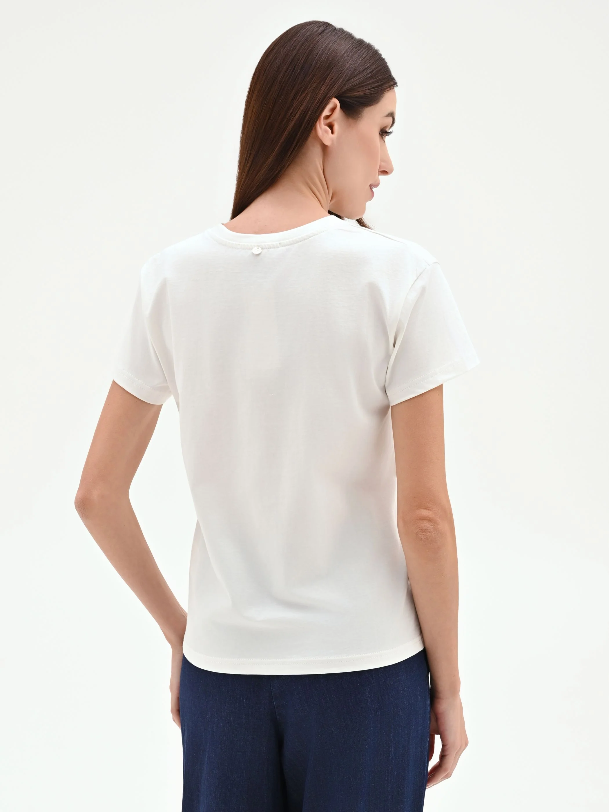 T-shirt in cotone 'The Devil Wears Prada' stampa rossetto - Image 3