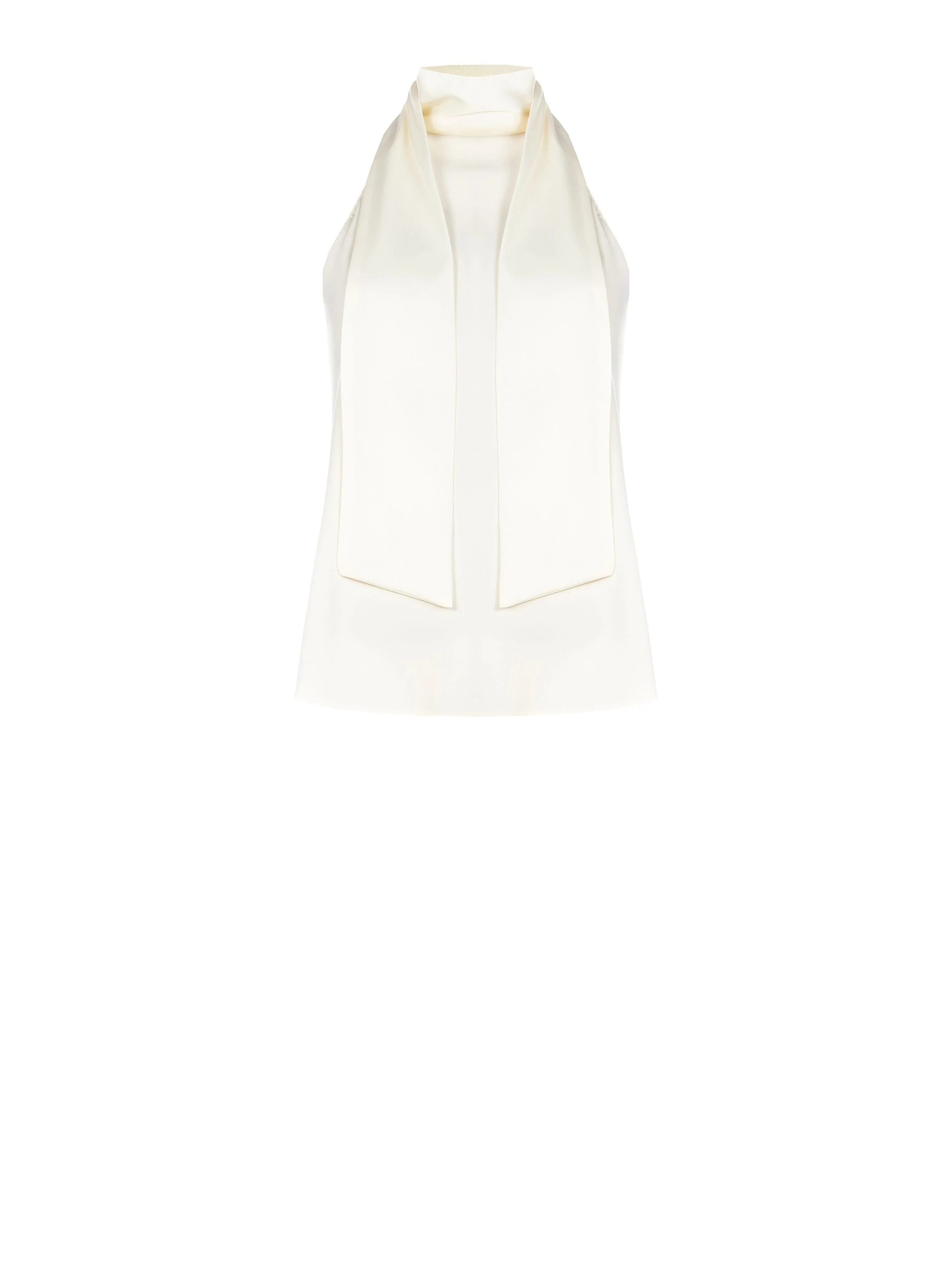 Top panna con scollo all'americana - Image 6